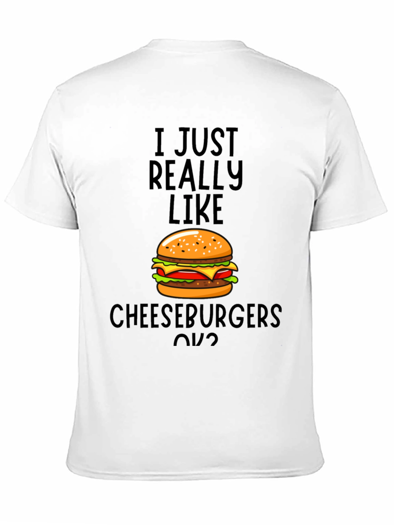 Cheeseburger Lover T-Shirt - Funny Foodie Tee