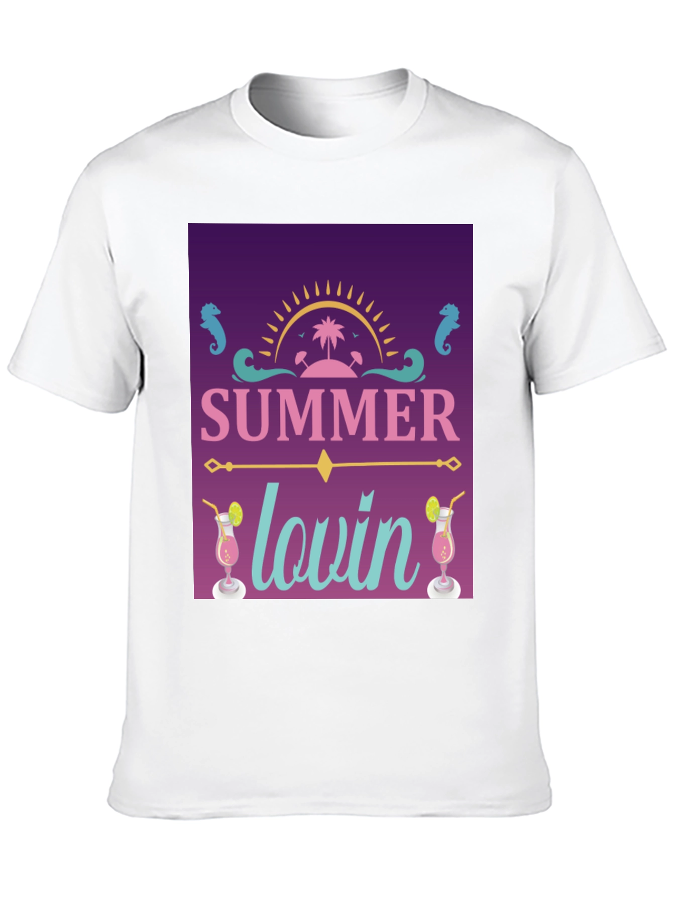 Summer Lovin Graphic T-Shirt - Black