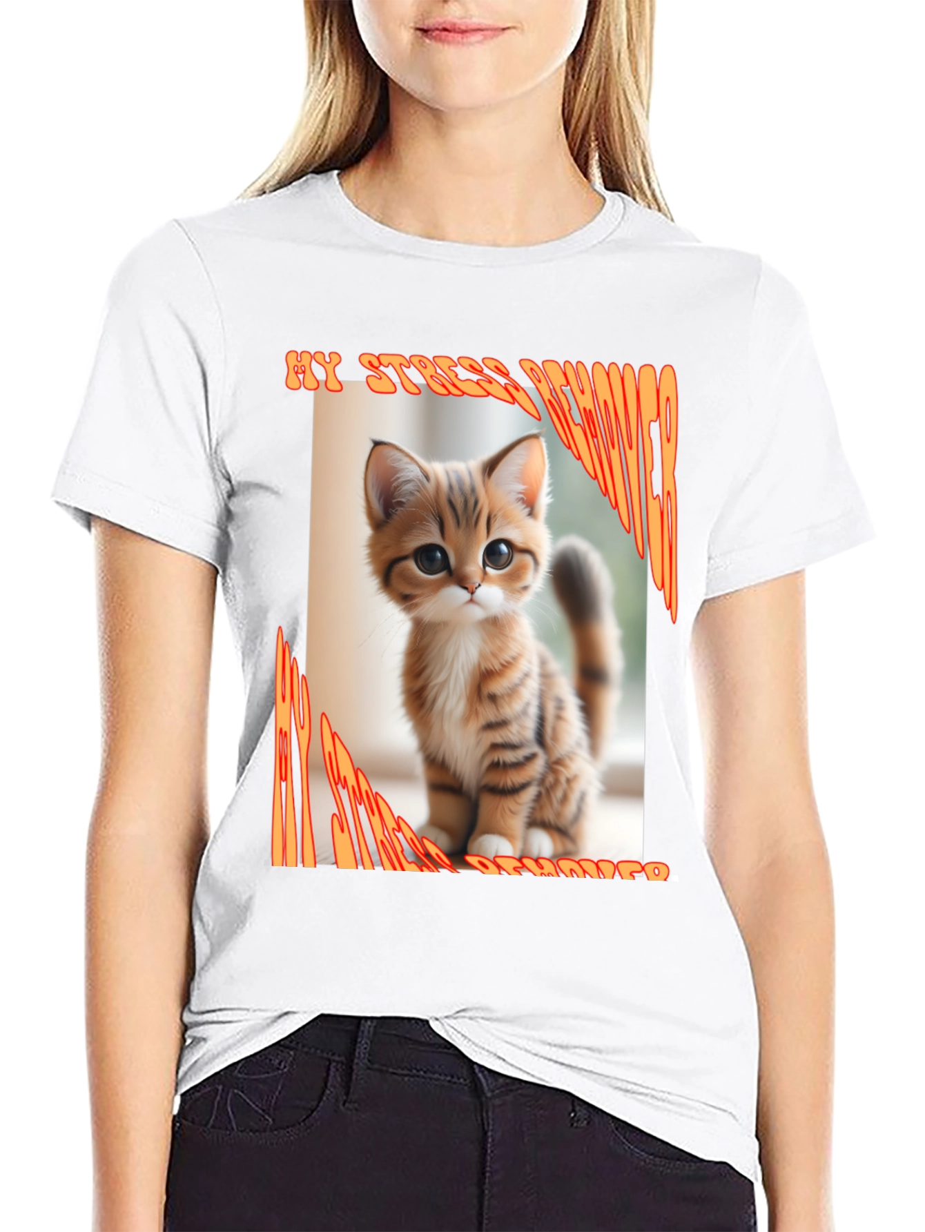 My Stress Reliever Cat T-Shirt