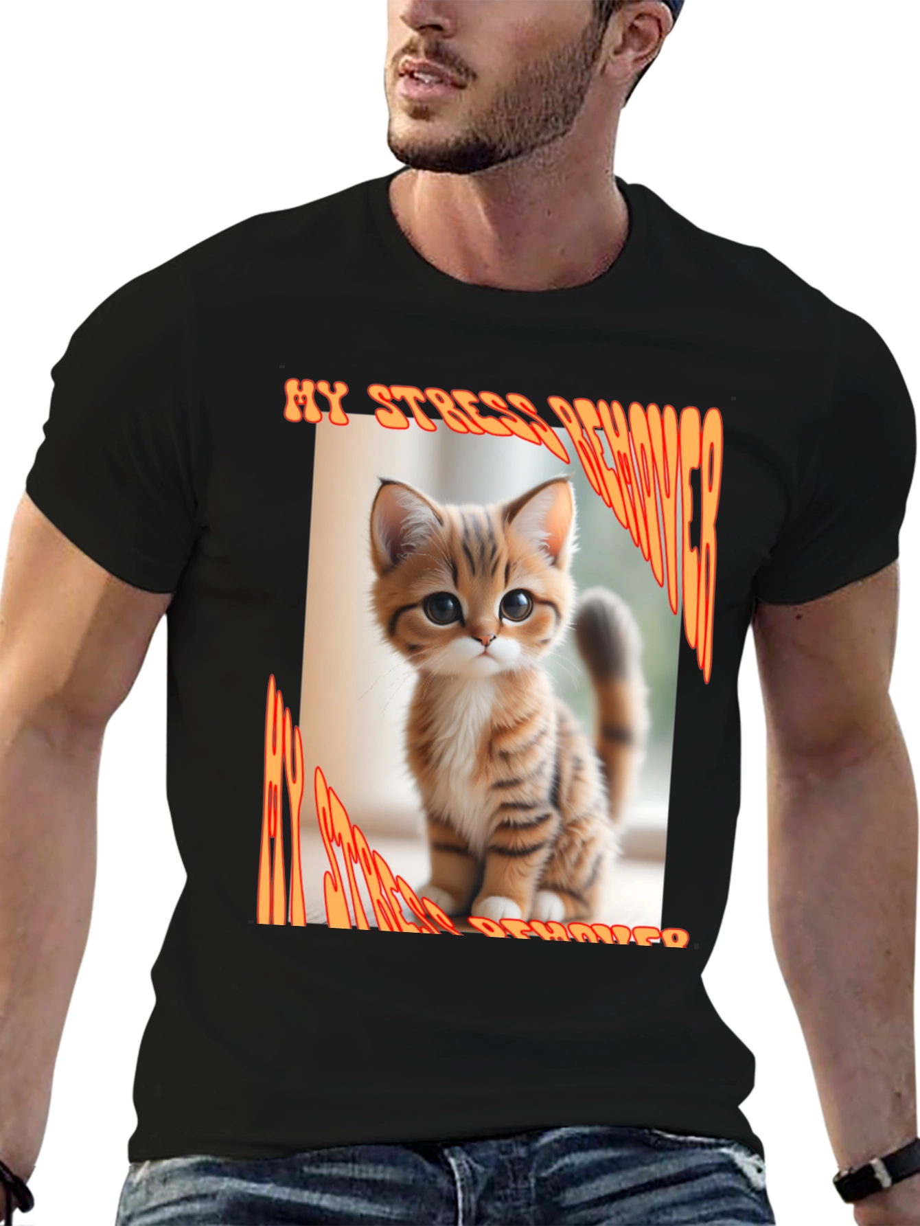 My Stress Reliever Cat T-Shirt