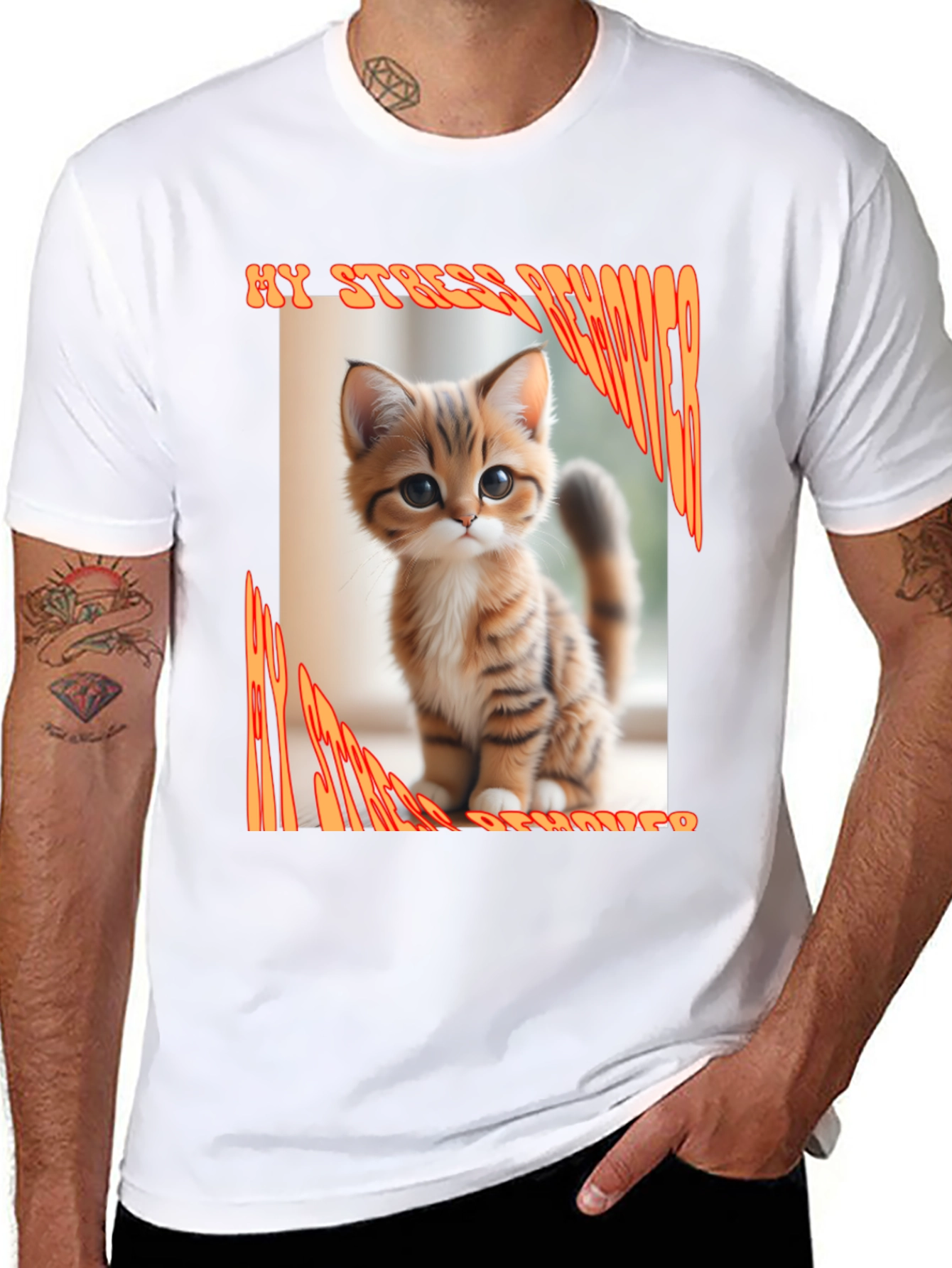 My Stress Reliever Cat T-Shirt
