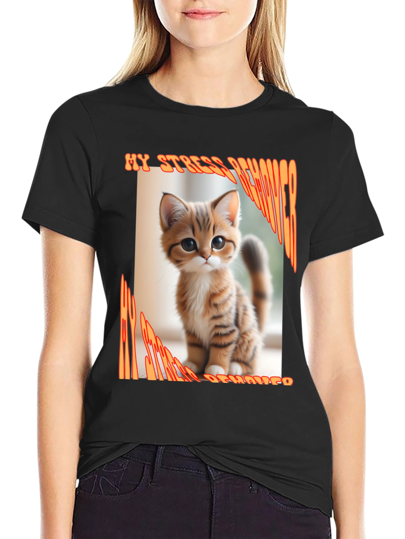 My Stress Reliever Cat T-Shirt