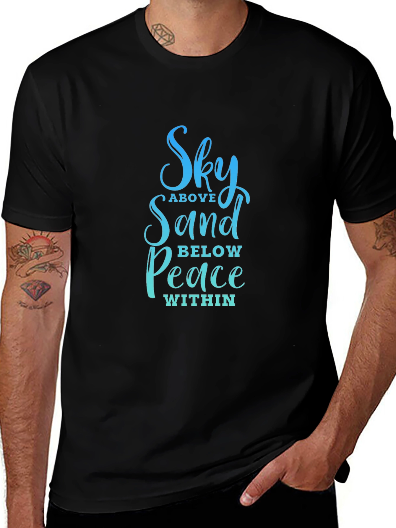 Sky Above Sand Below Peace Within Graphic T-Shirt