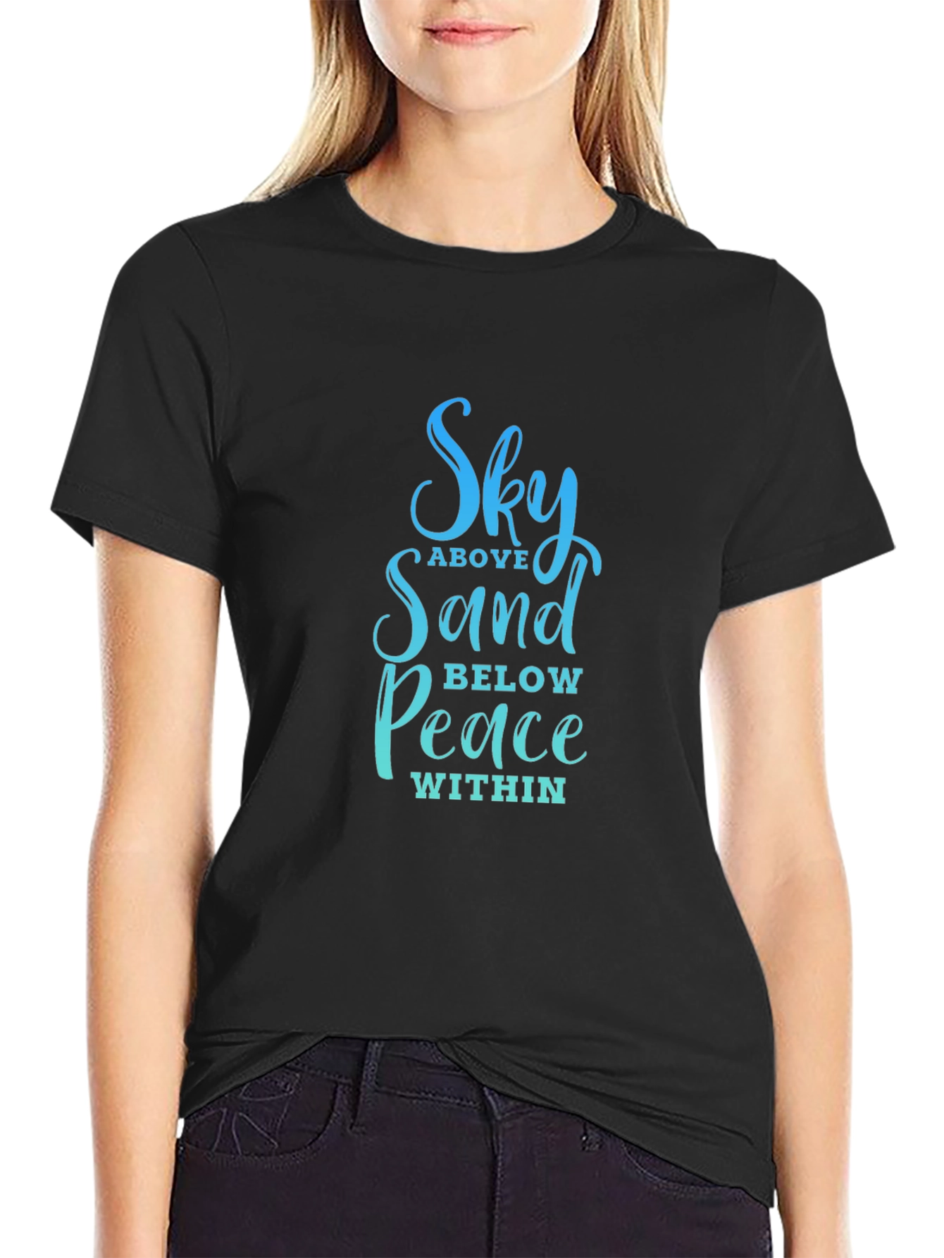 Sky Above Sand Below Peace Within Graphic T-Shirt