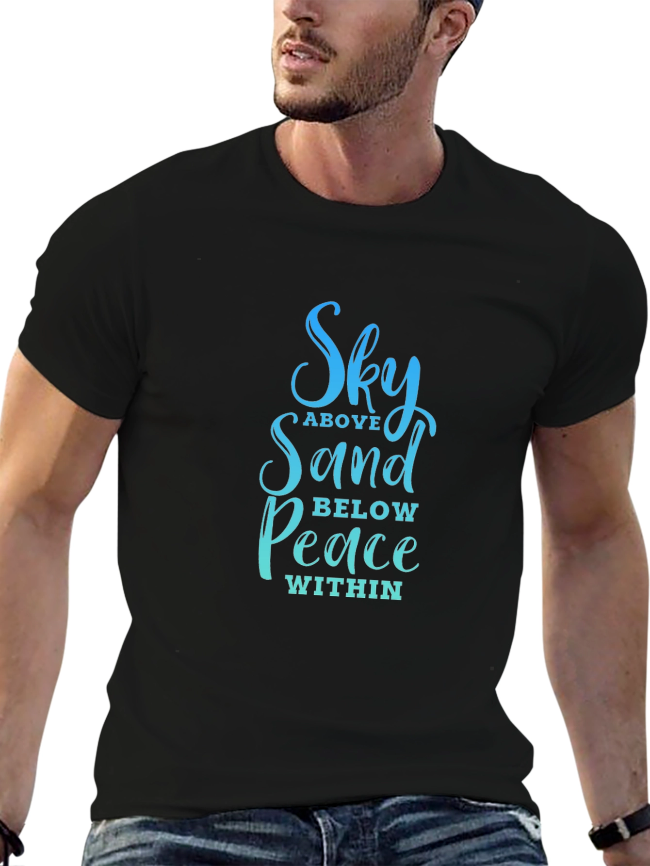 Sky Above Sand Below Peace Within Graphic T-Shirt