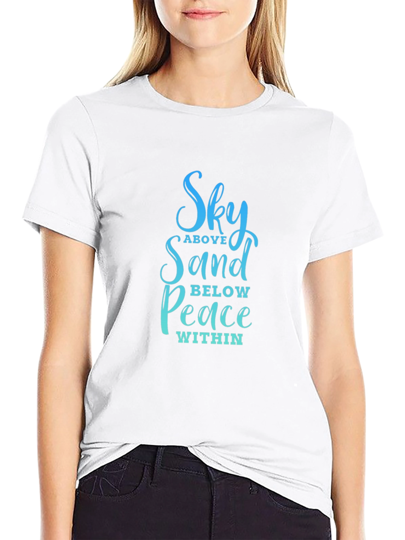 Sky Above Sand Below Peace Within Graphic T-Shirt