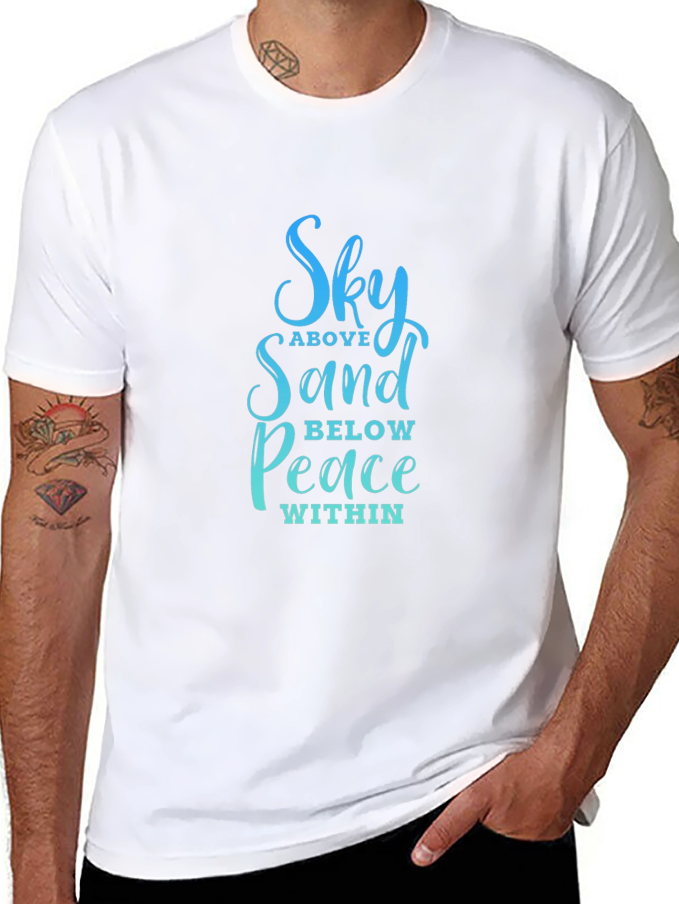 Sky Above Sand Below Peace Within Graphic T-Shirt