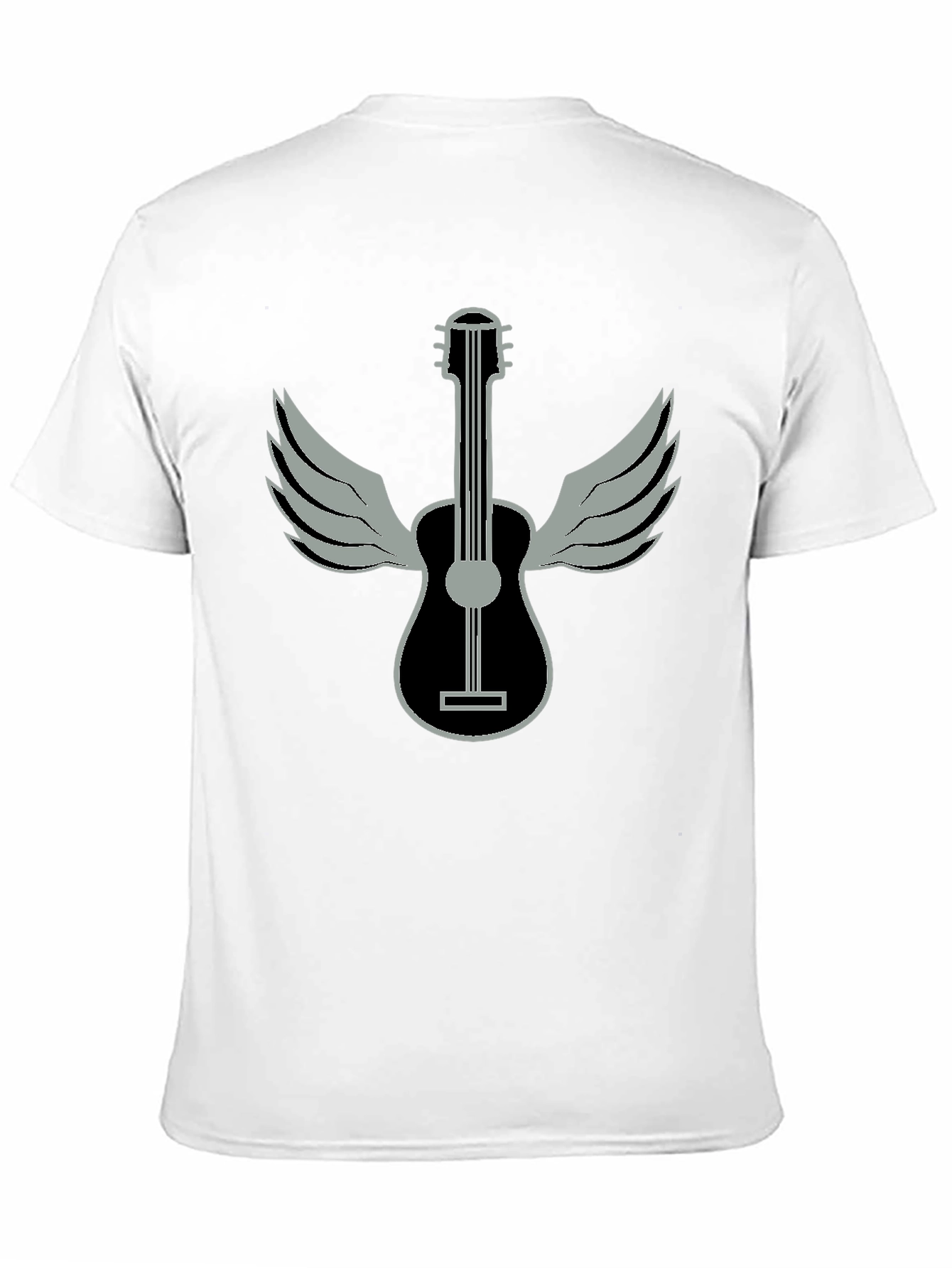 Winged Guitar Graphic T-Shirt - Music Lover Tee