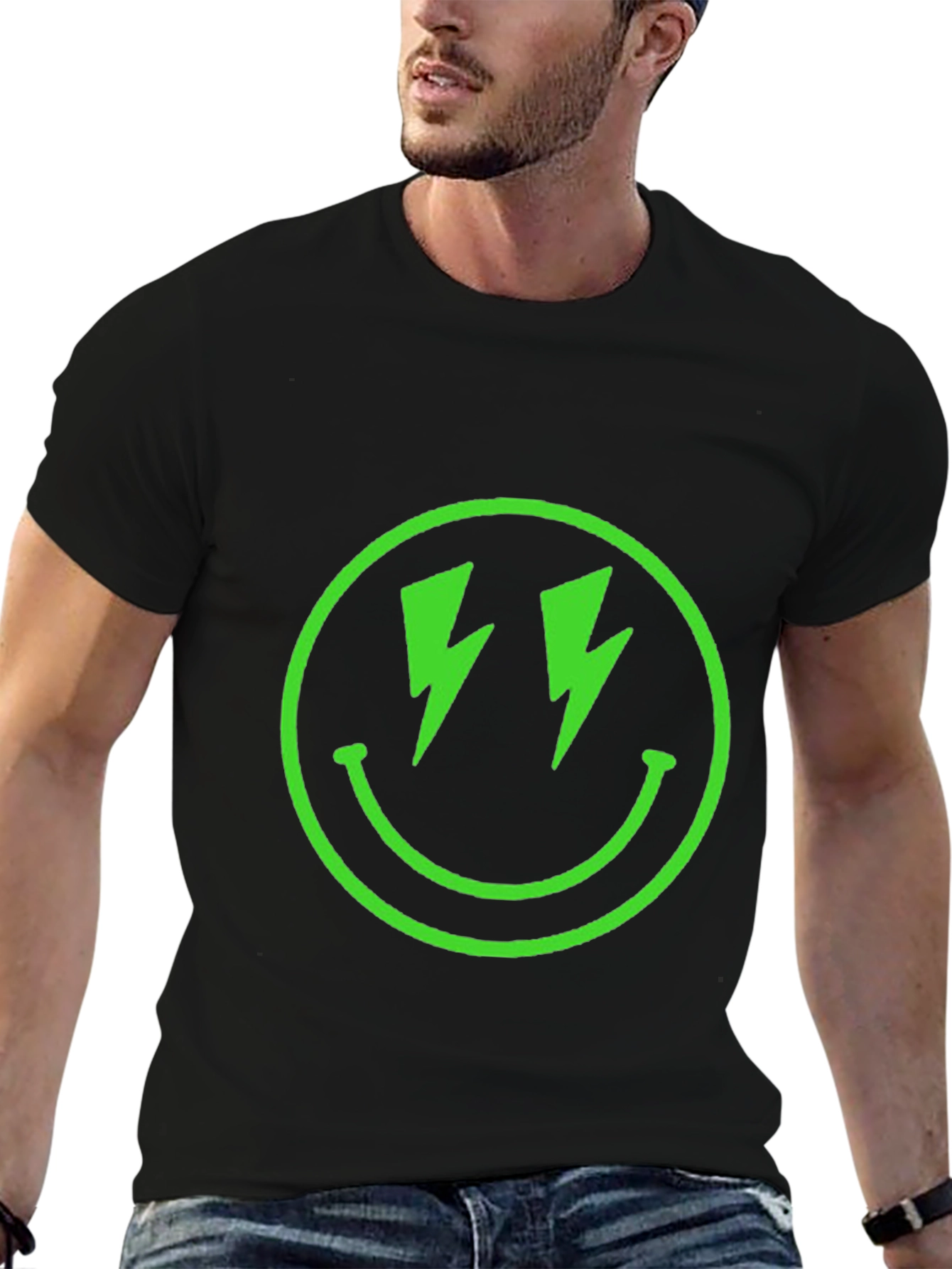 Electro Smile Black T-Shirt