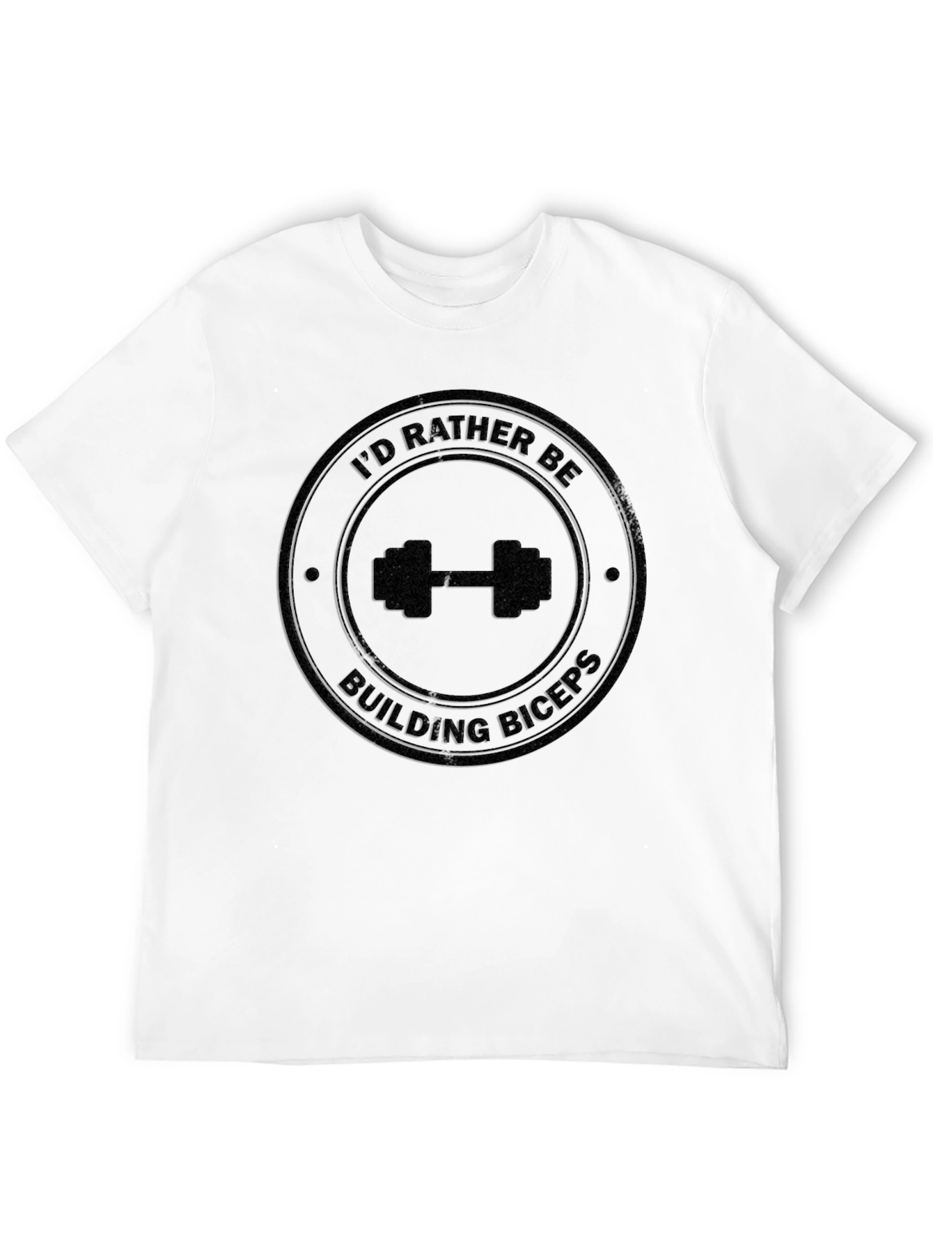Id Rather Be Building Biceps T-Shirt