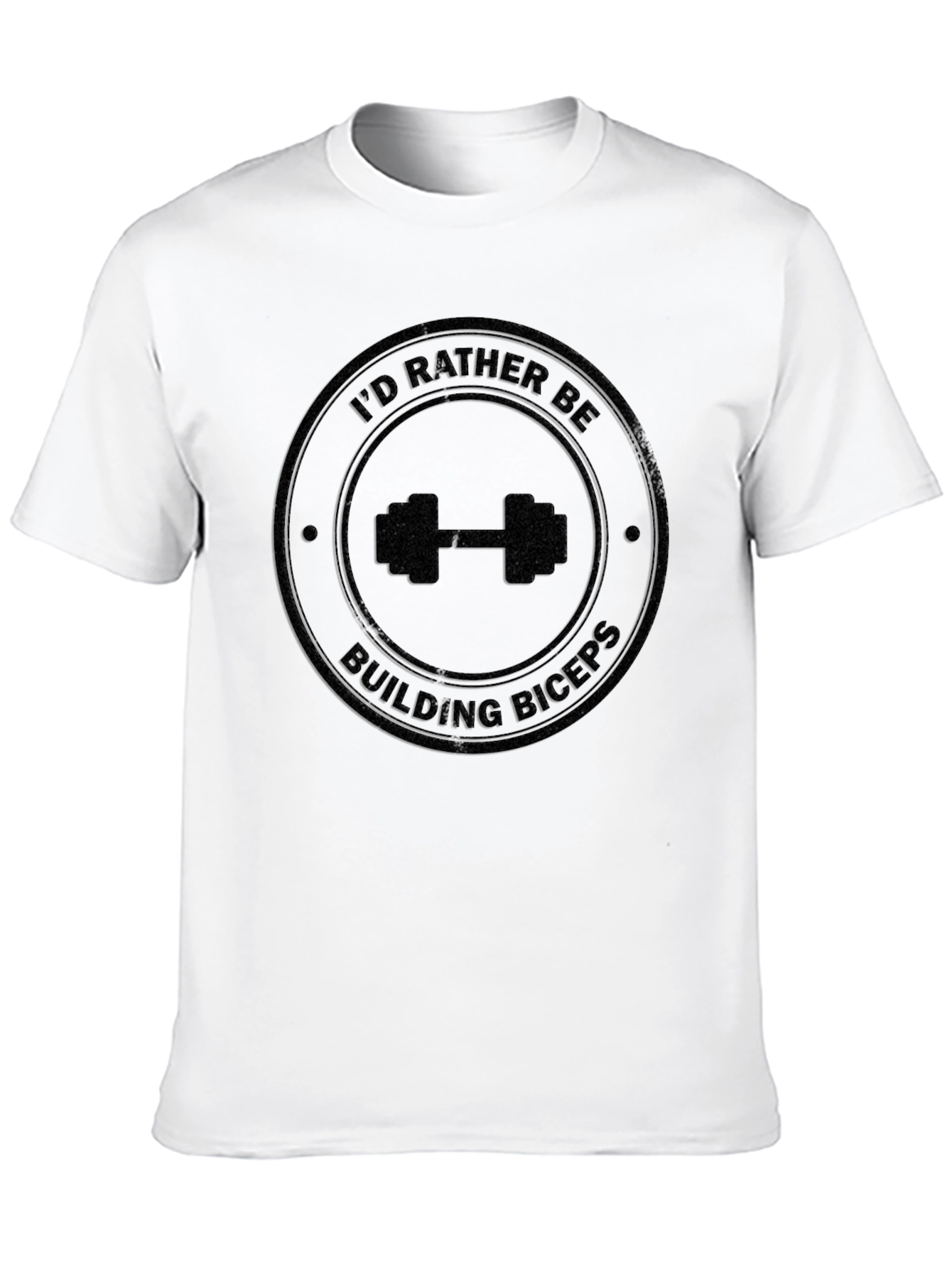 Id Rather Be Building Biceps T-Shirt