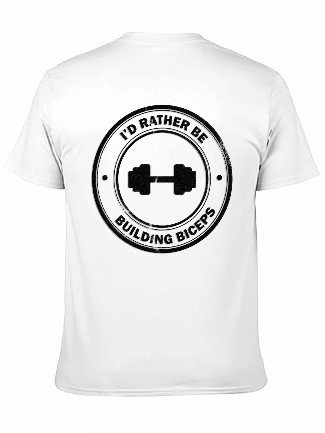 Id Rather Be Building Biceps T-Shirt