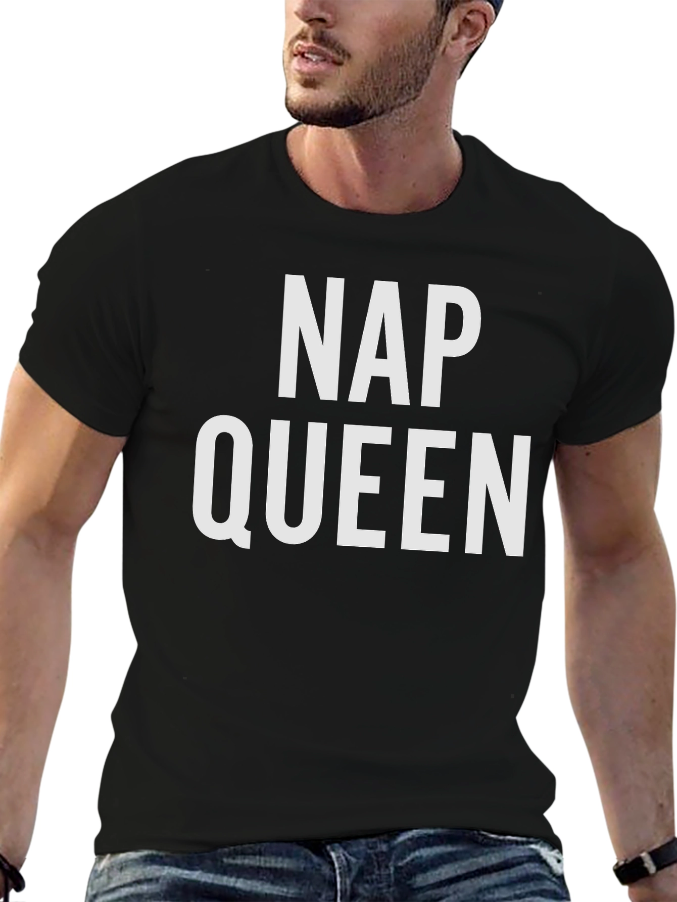 Nap Queen Black Graphic Tee