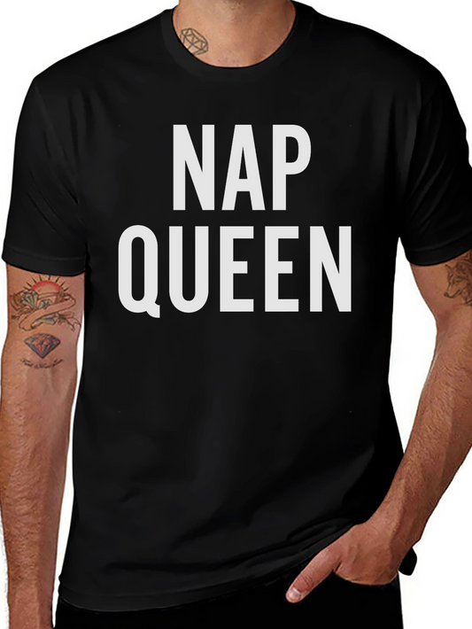 Nap Queen Black Graphic Tee