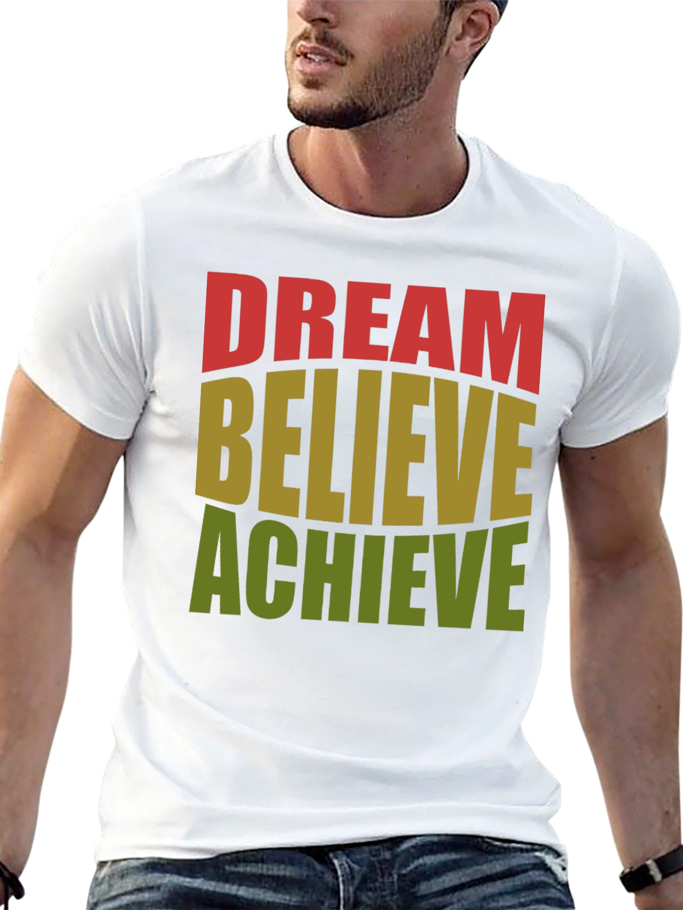 Dream Believe Achieve Graphic T-Shirt