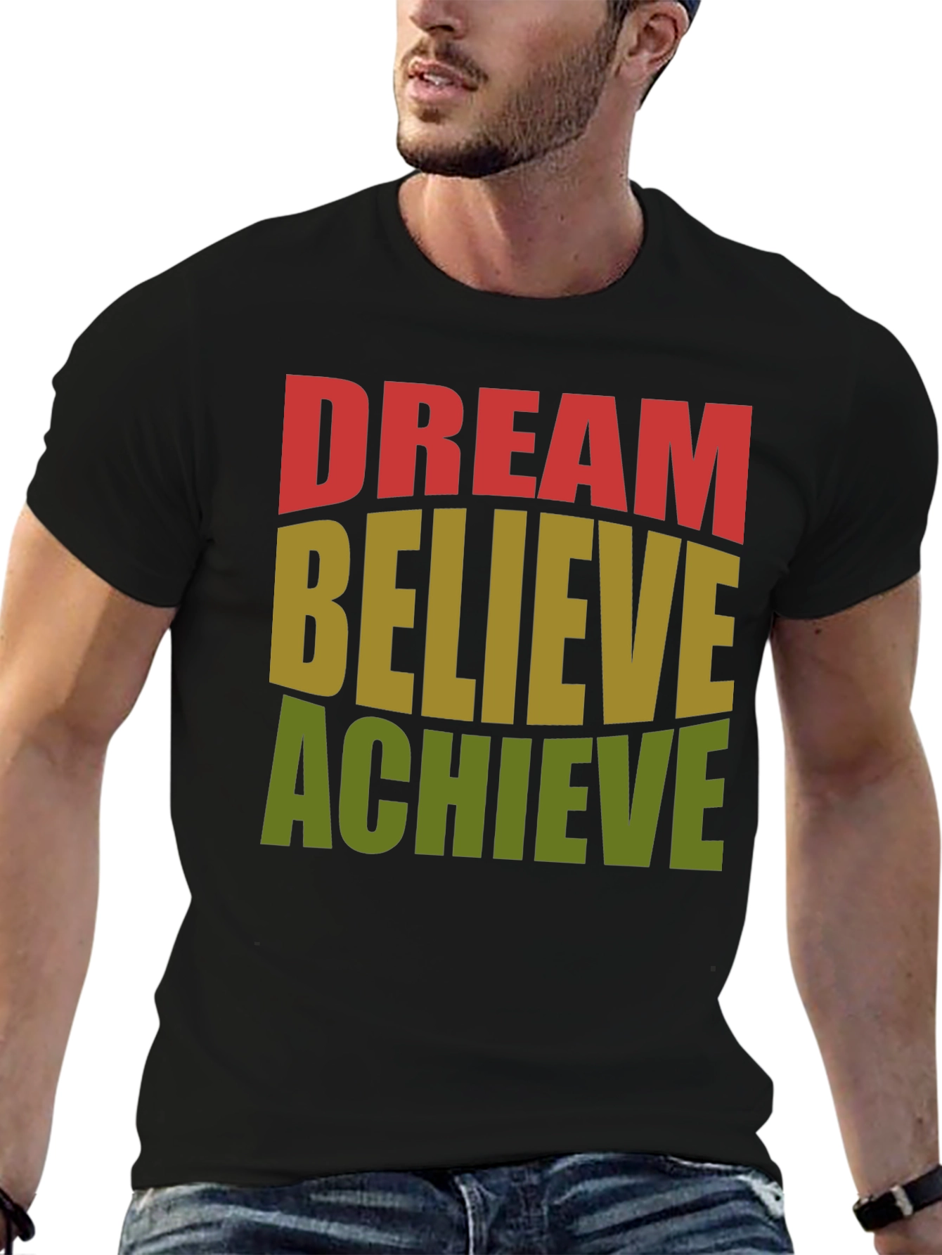 Dream Believe Achieve Graphic T-Shirt