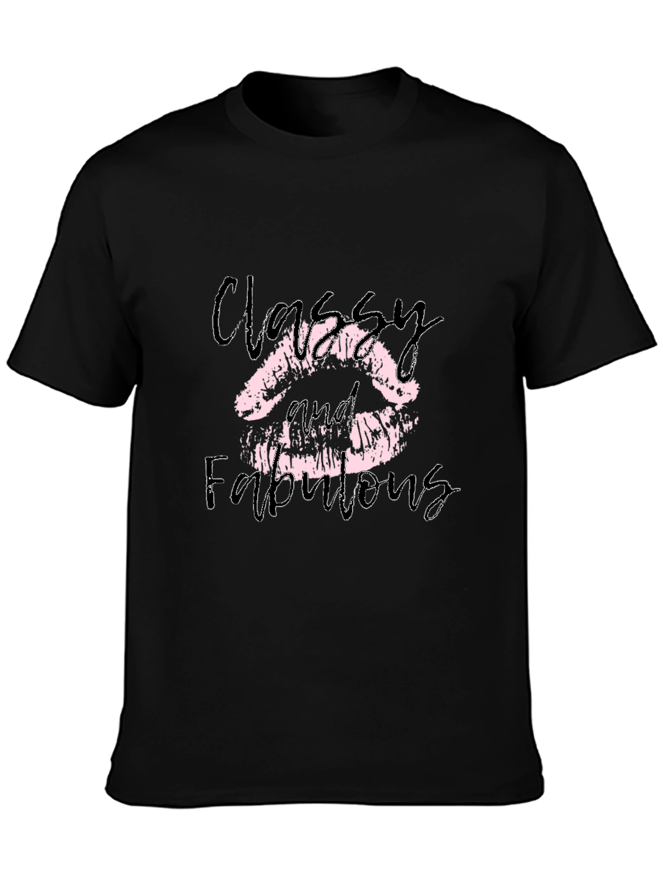 Classy & Fabulous Lips Graphic Tee