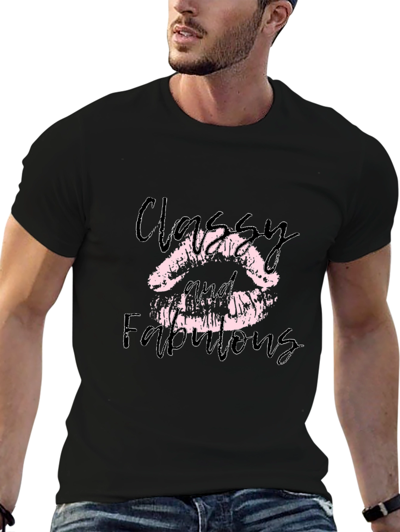 Classy & Fabulous Lips Graphic Tee