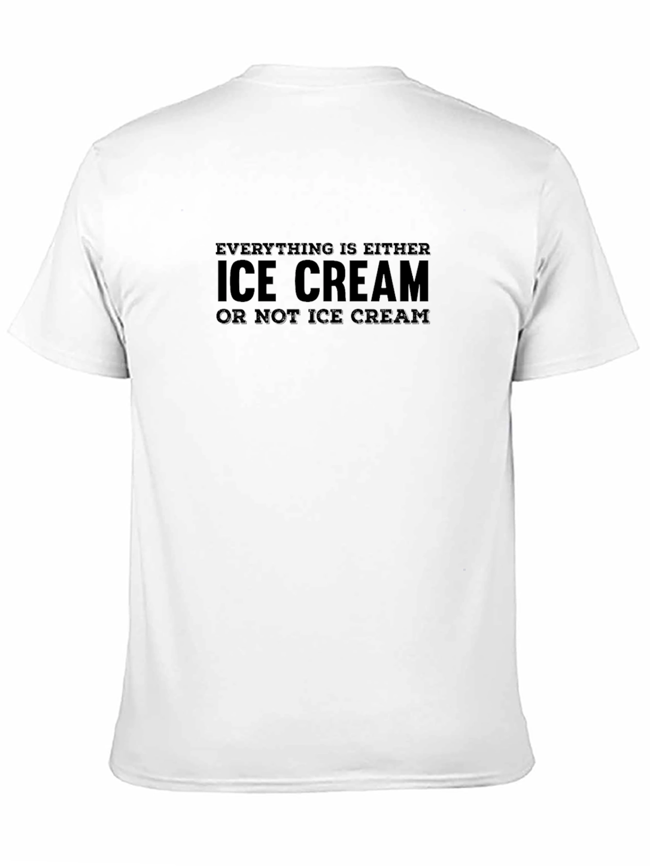 Ice Cream Graphic Tee - Funny Novelty Shirt
