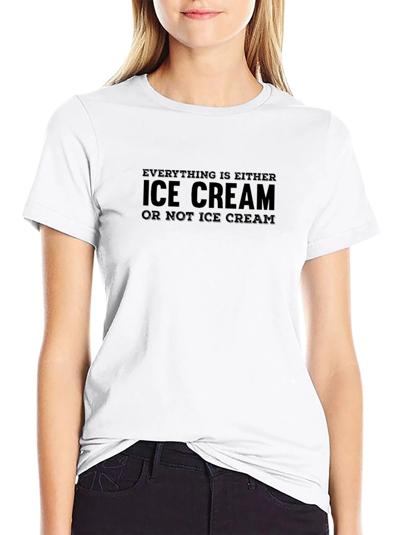 Ice Cream Graphic Tee - Funny Novelty Shirt