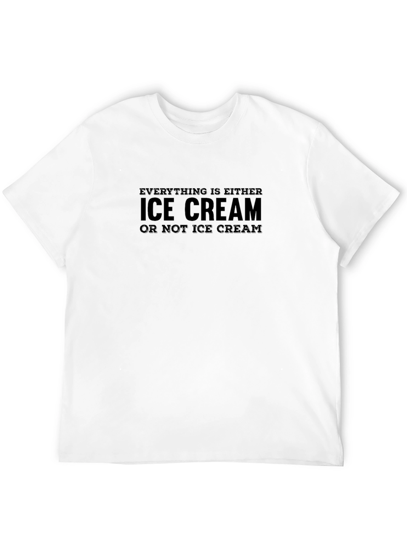 Ice Cream Graphic Tee - Funny Novelty Shirt