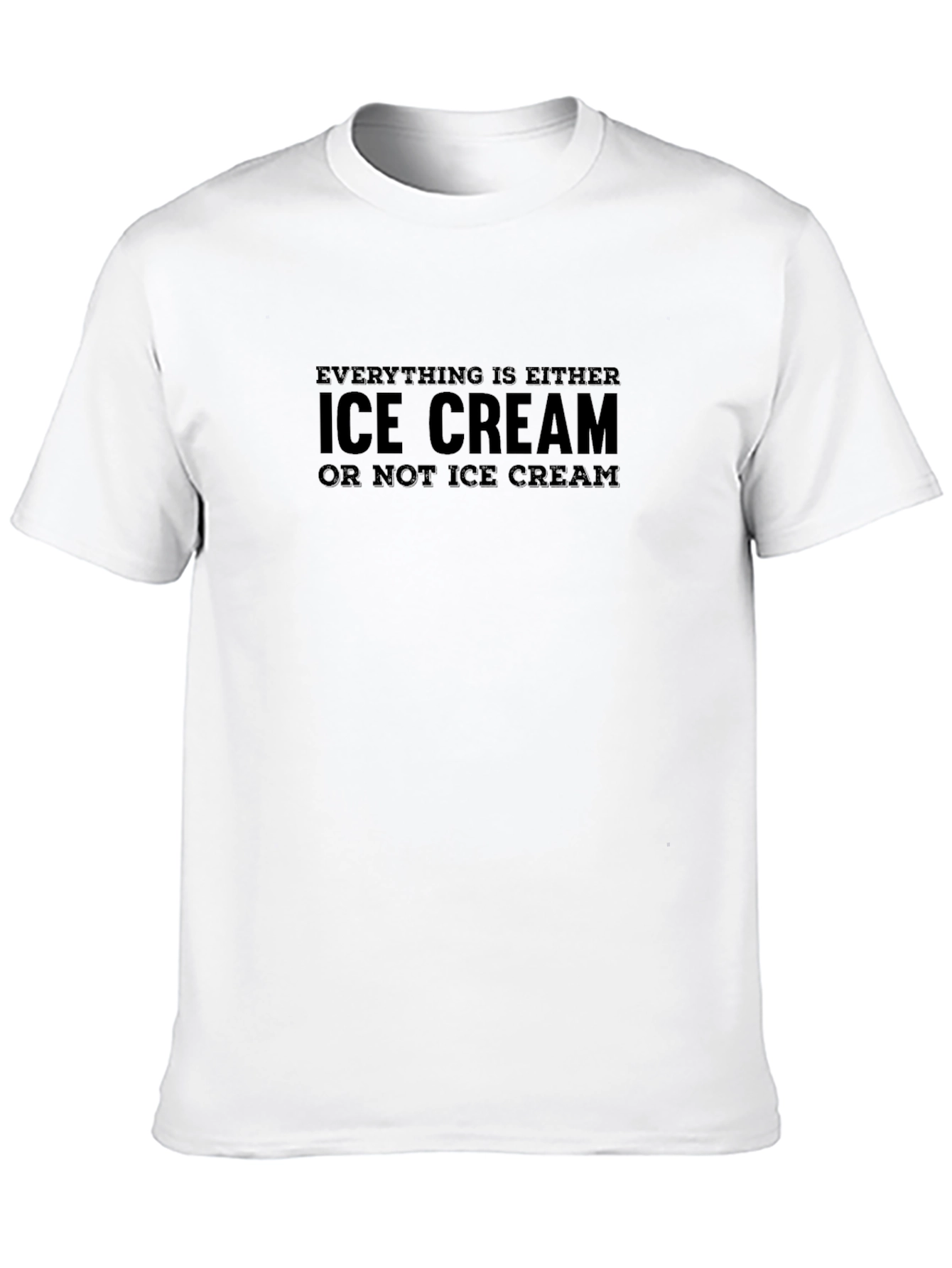 Ice Cream Graphic Tee - Funny Novelty Shirt