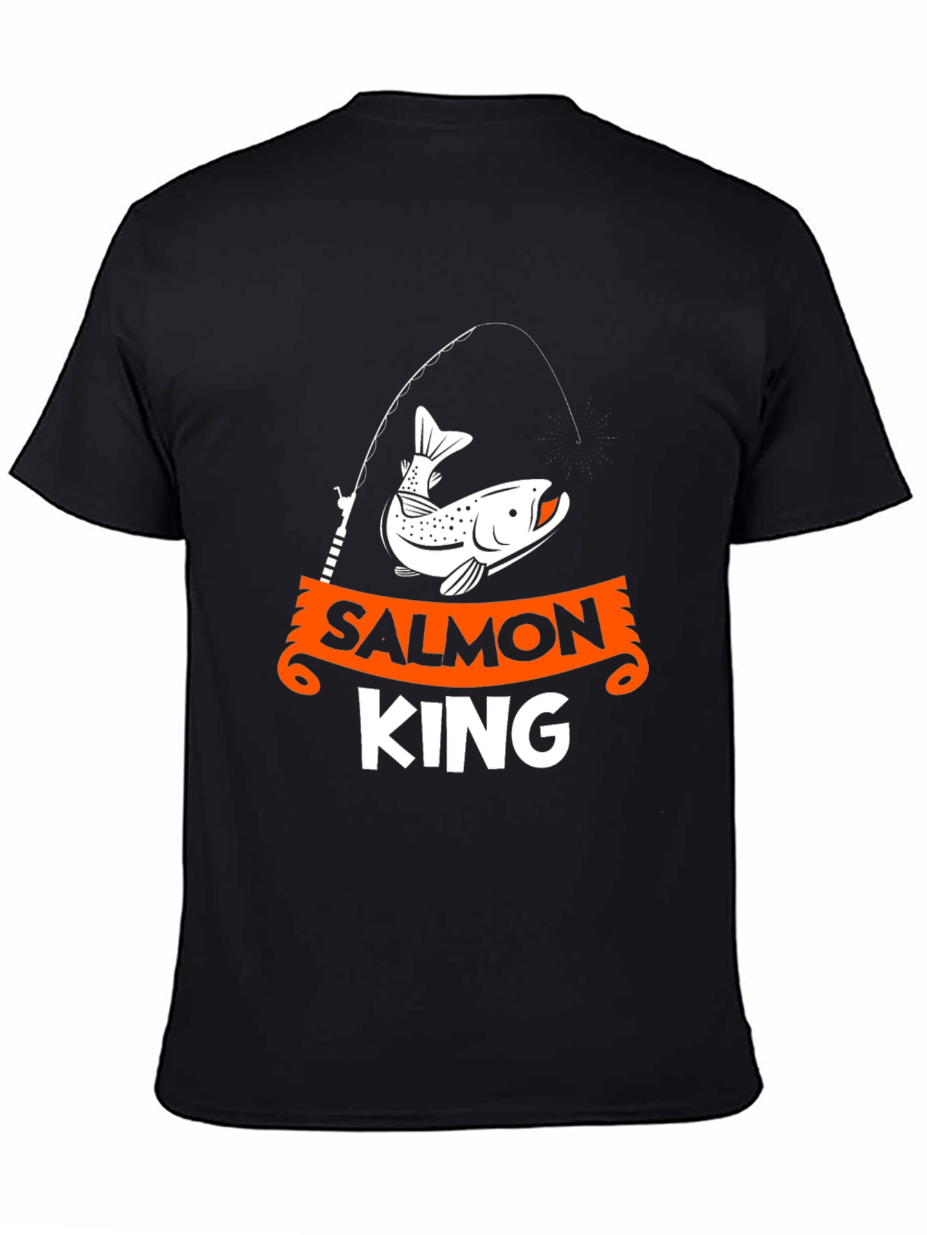 Salmon King Graphic Tee - Fishing T-Shirt