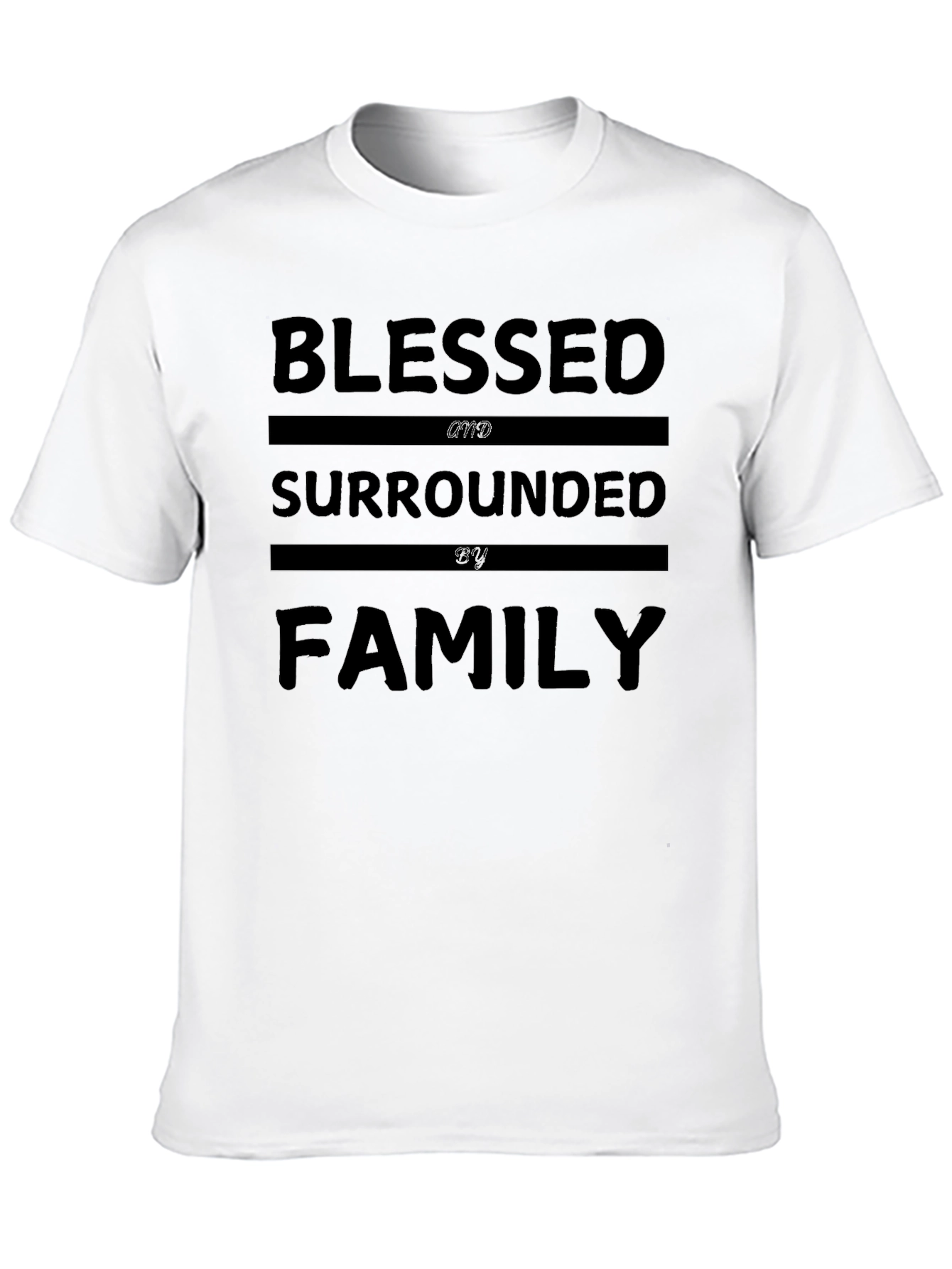 Blessed & Surrounded By Family Graphic Tee