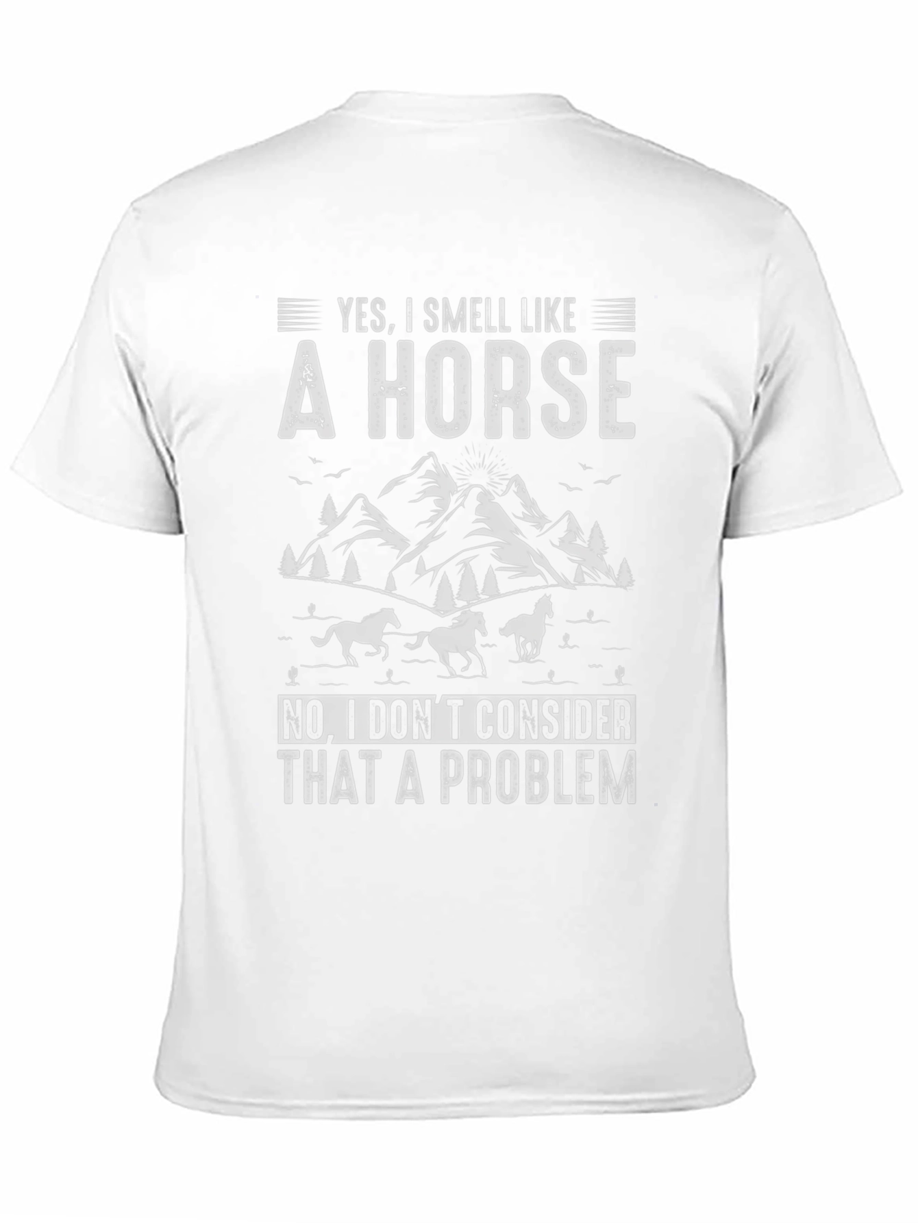 Funny Horse Smell Graphic T-Shirt