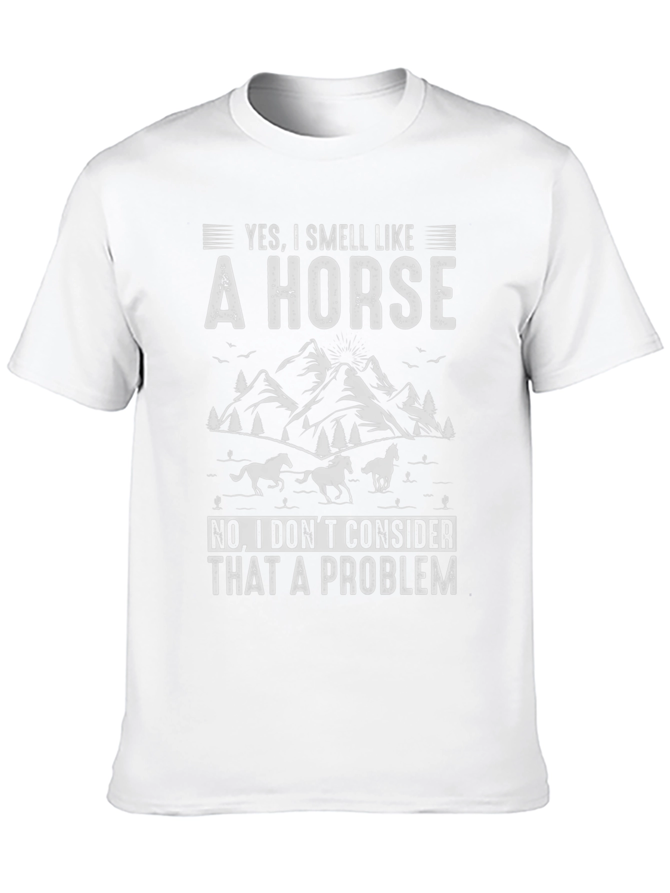 Funny Horse Smell Graphic T-Shirt