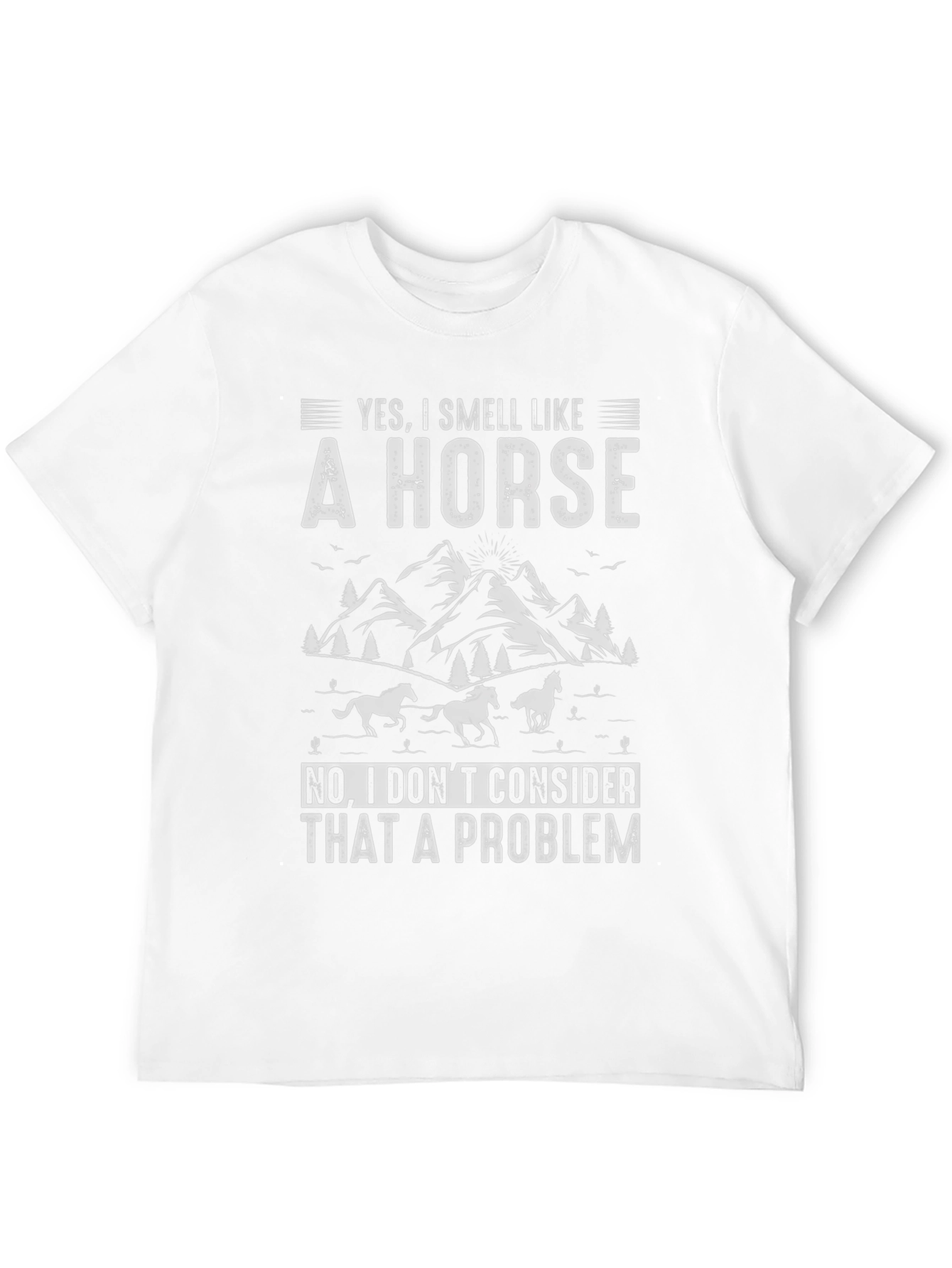 Funny Horse Smell Graphic T-Shirt