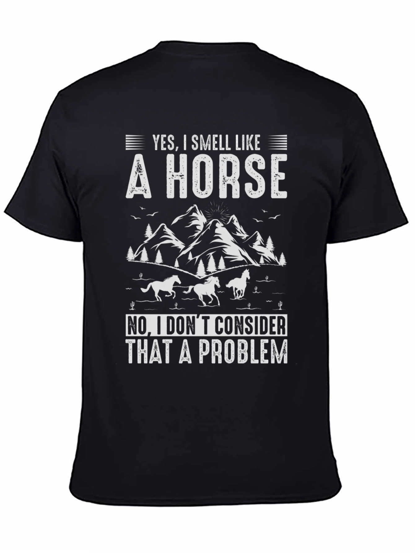 Funny Horse Smell Graphic T-Shirt