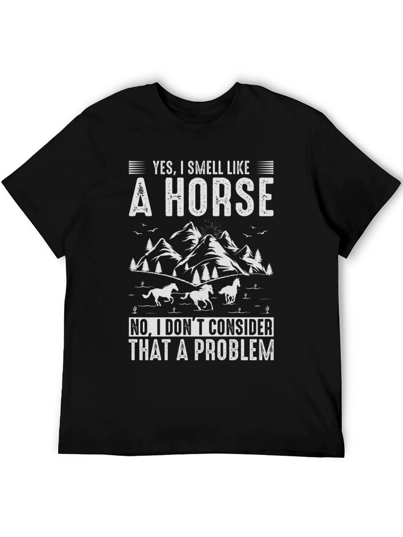 Funny Horse Smell Graphic T-Shirt
