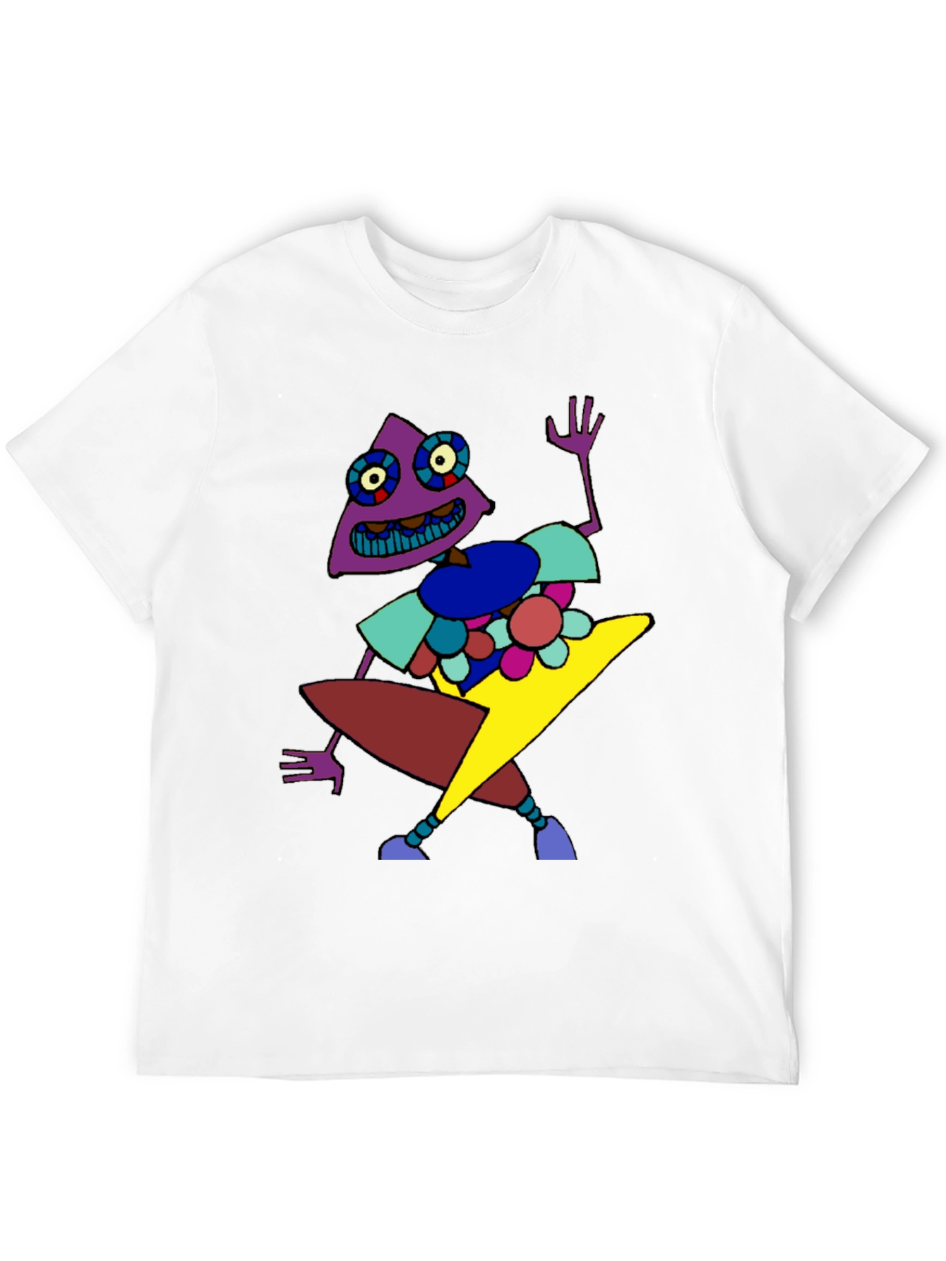 Funky Abstract Graphic Print T-Shirt