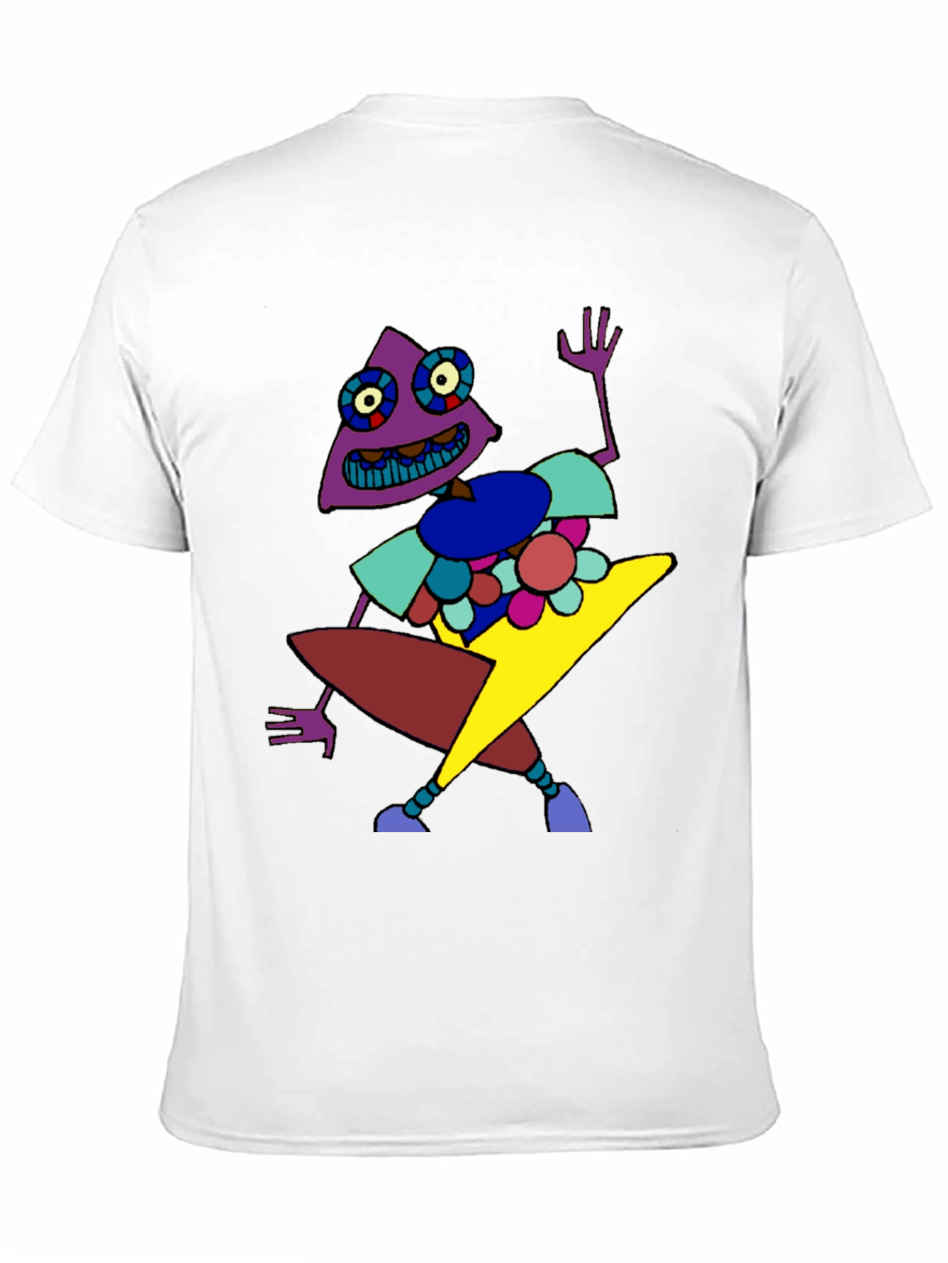 Funky Abstract Graphic Print T-Shirt