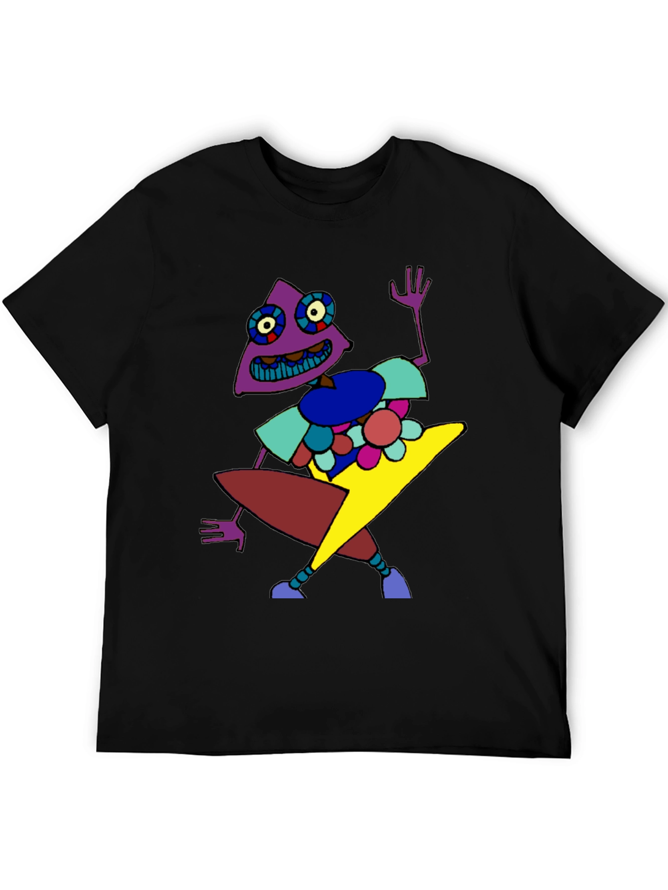 Funky Abstract Graphic Print T-Shirt