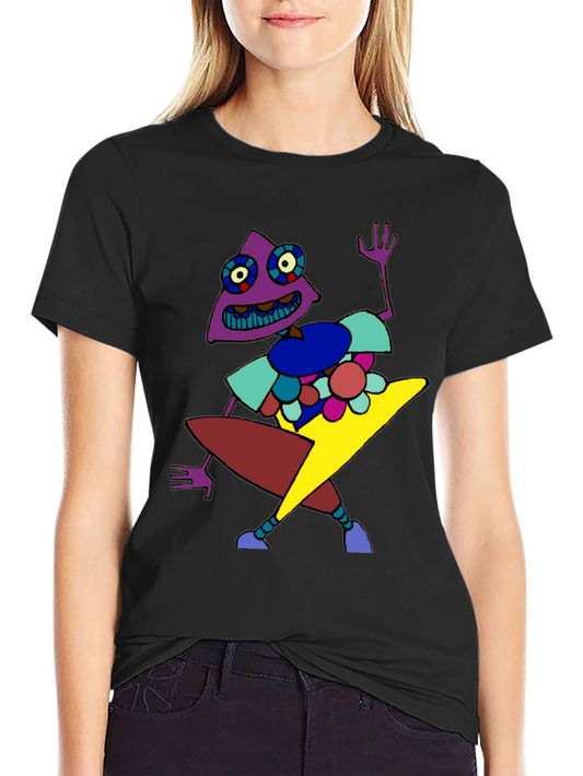 Funky Abstract Graphic Print T-Shirt