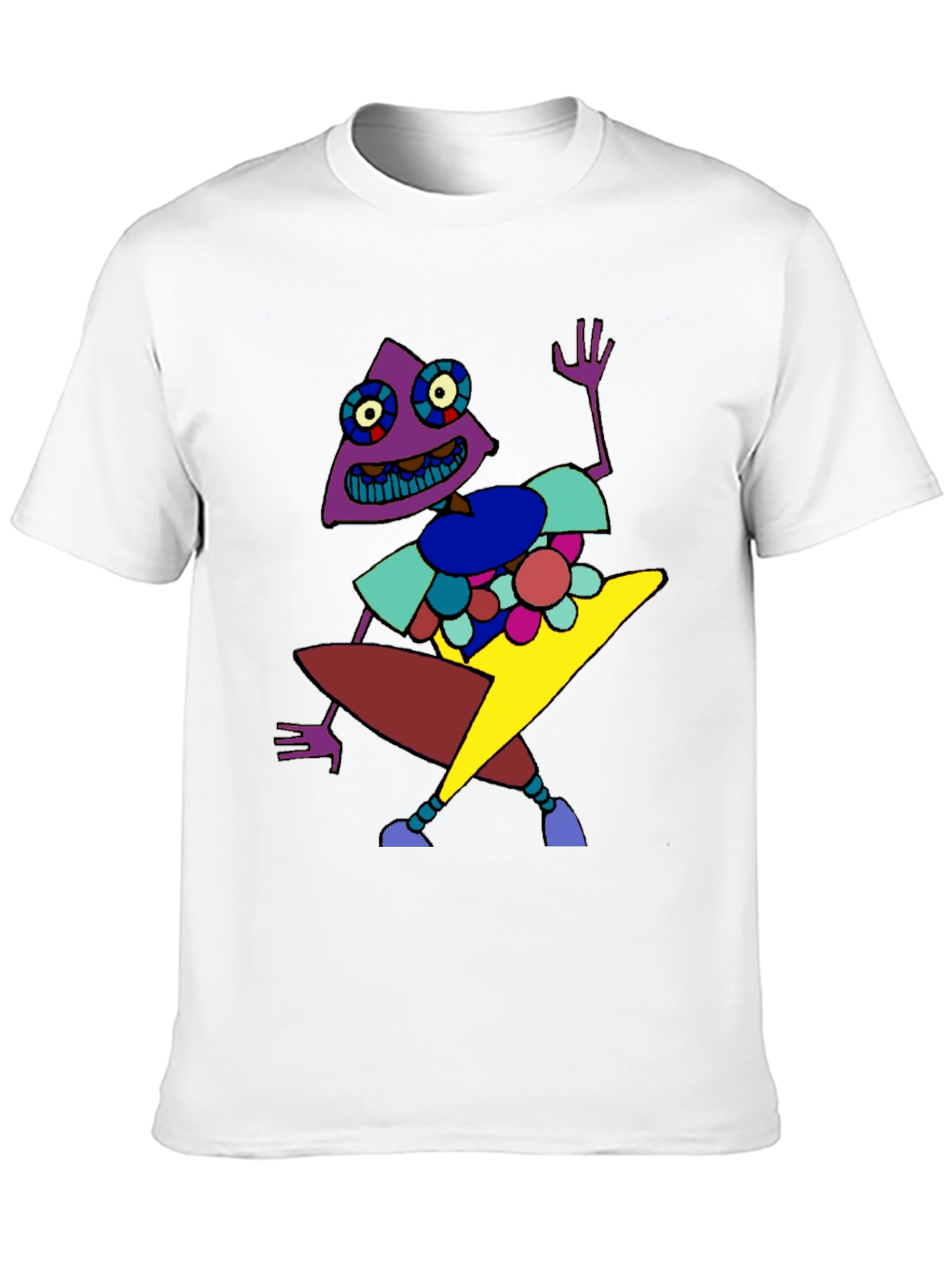 Funky Abstract Graphic Print T-Shirt