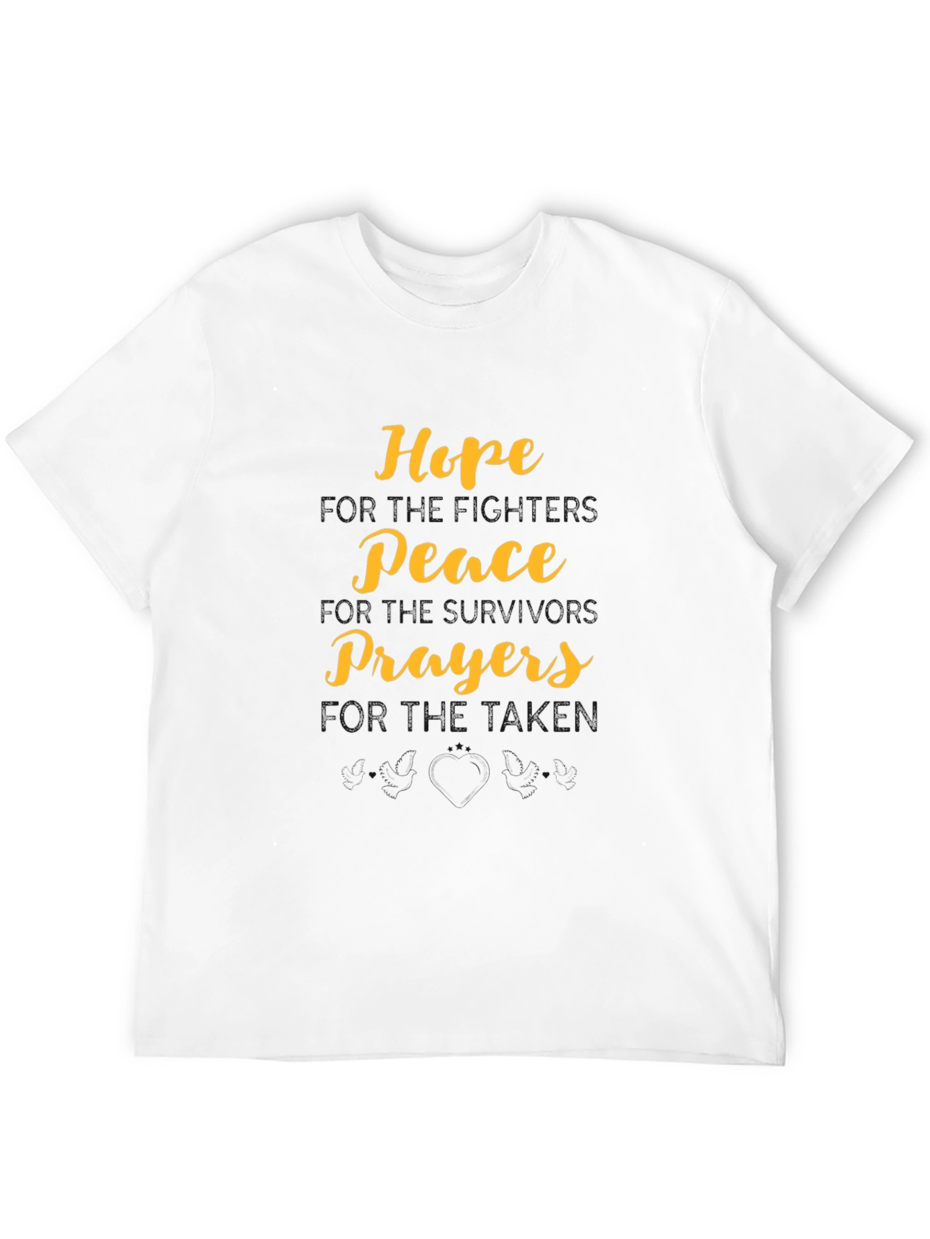 Hope Peace Prayers Graphic T-Shirt
