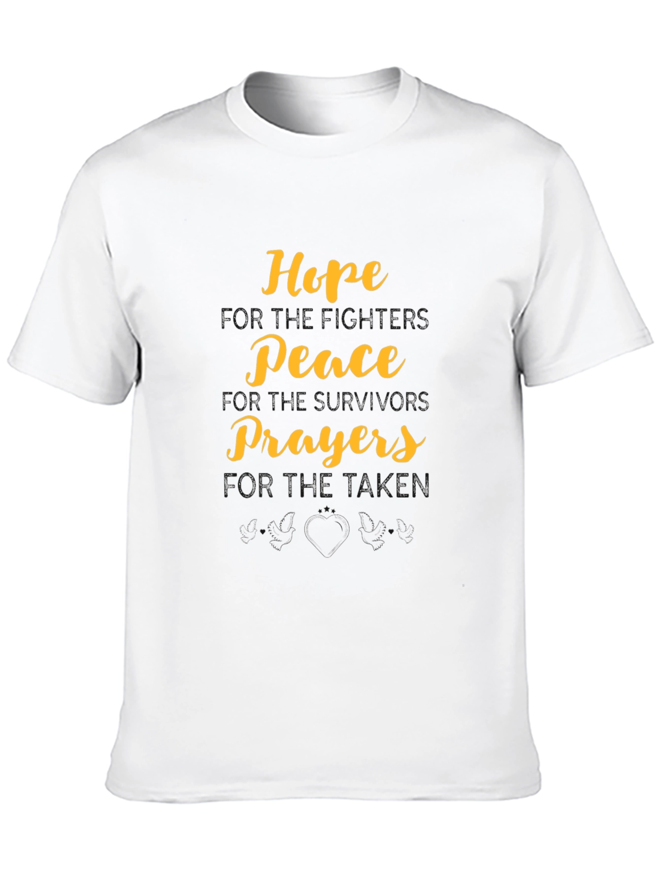 Hope Peace Prayers Graphic T-Shirt