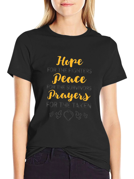 Hope Peace Prayers Graphic T-Shirt