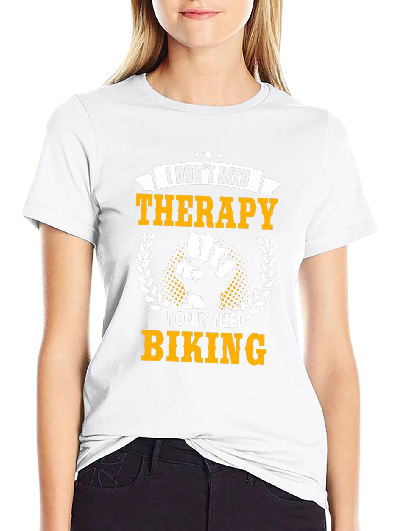 Biking Therapy Graphic Tee