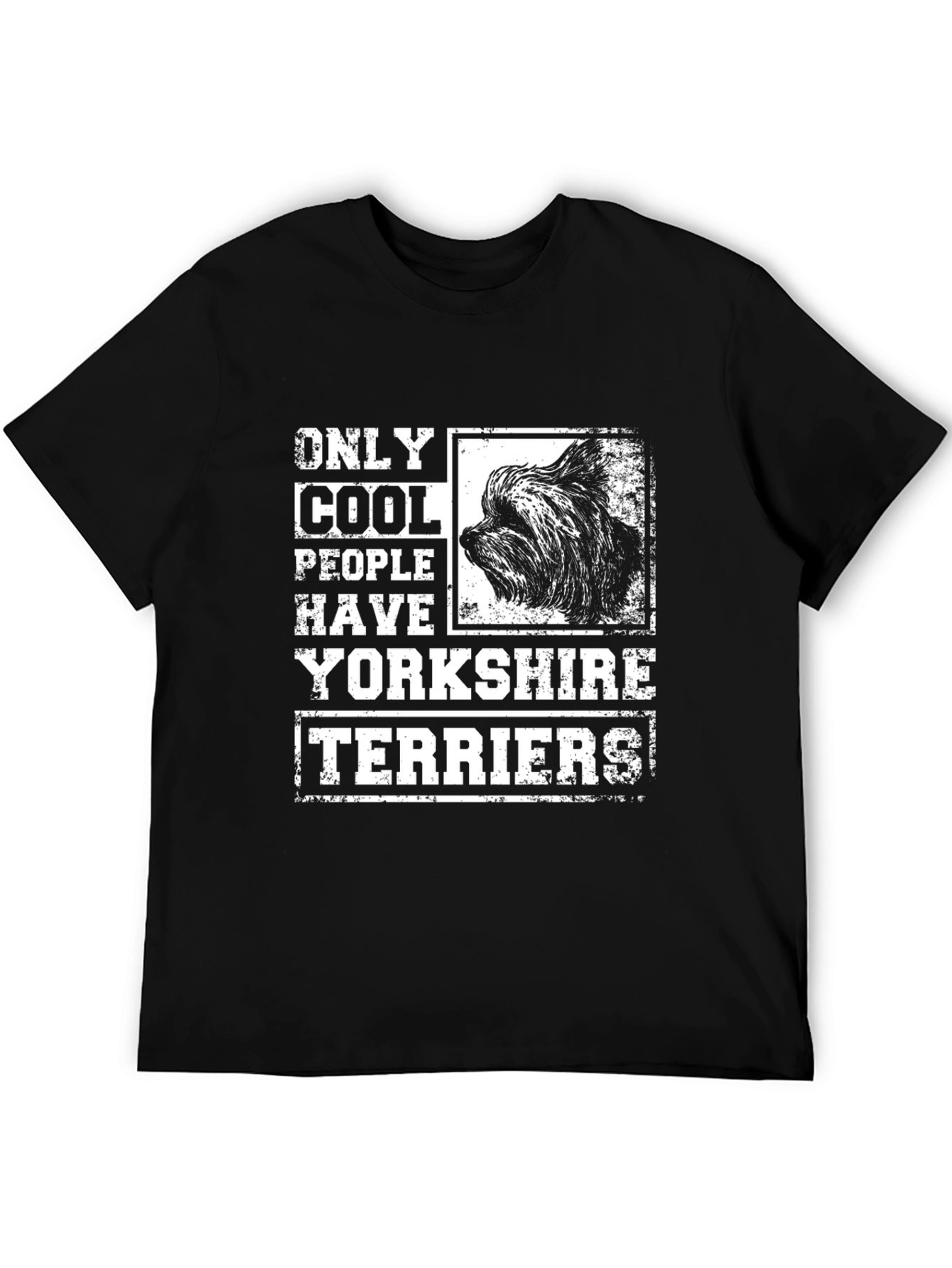 Cool People Have Yorkie T-Shirt - Black