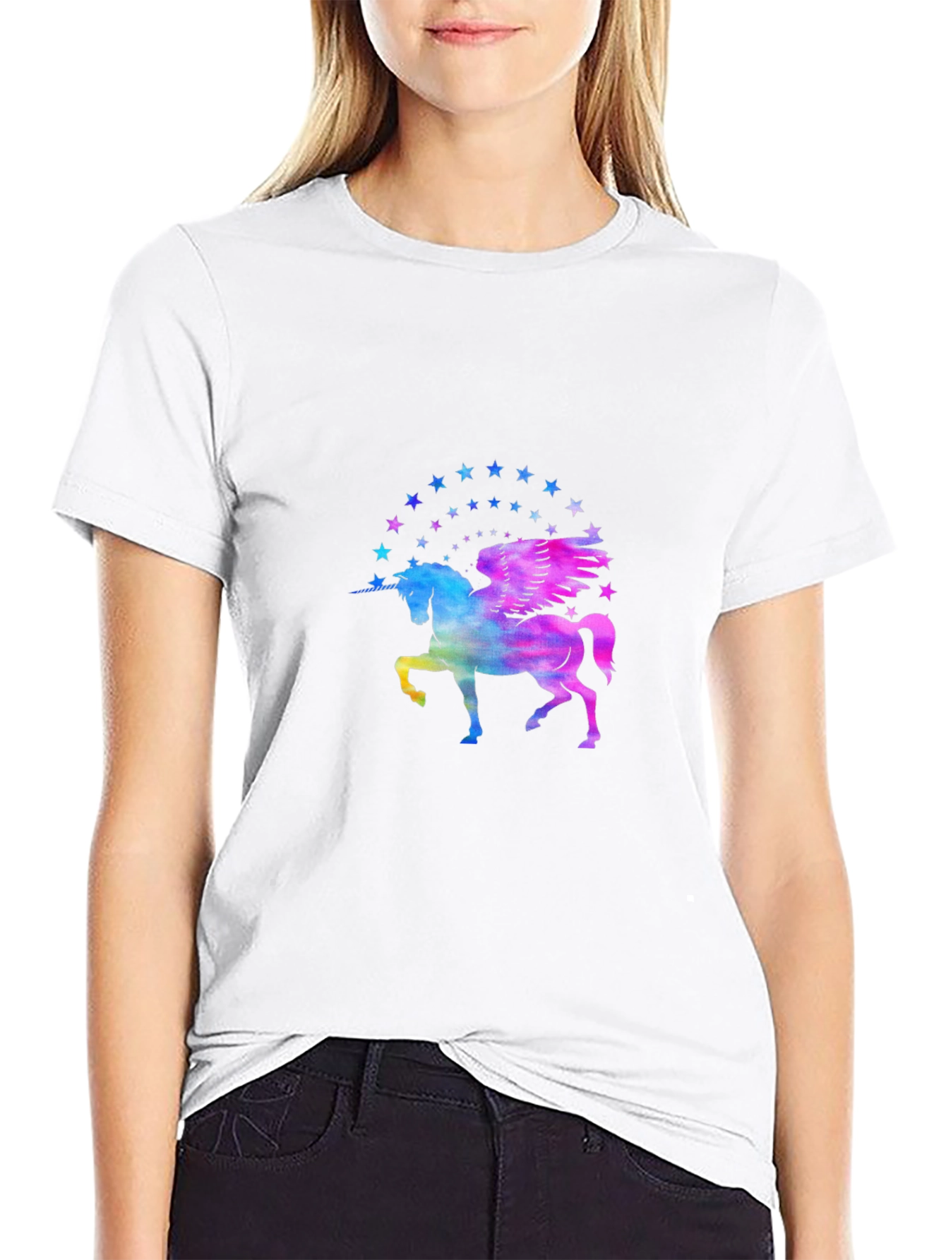 Unicorn Stars Graphic T-Shirt