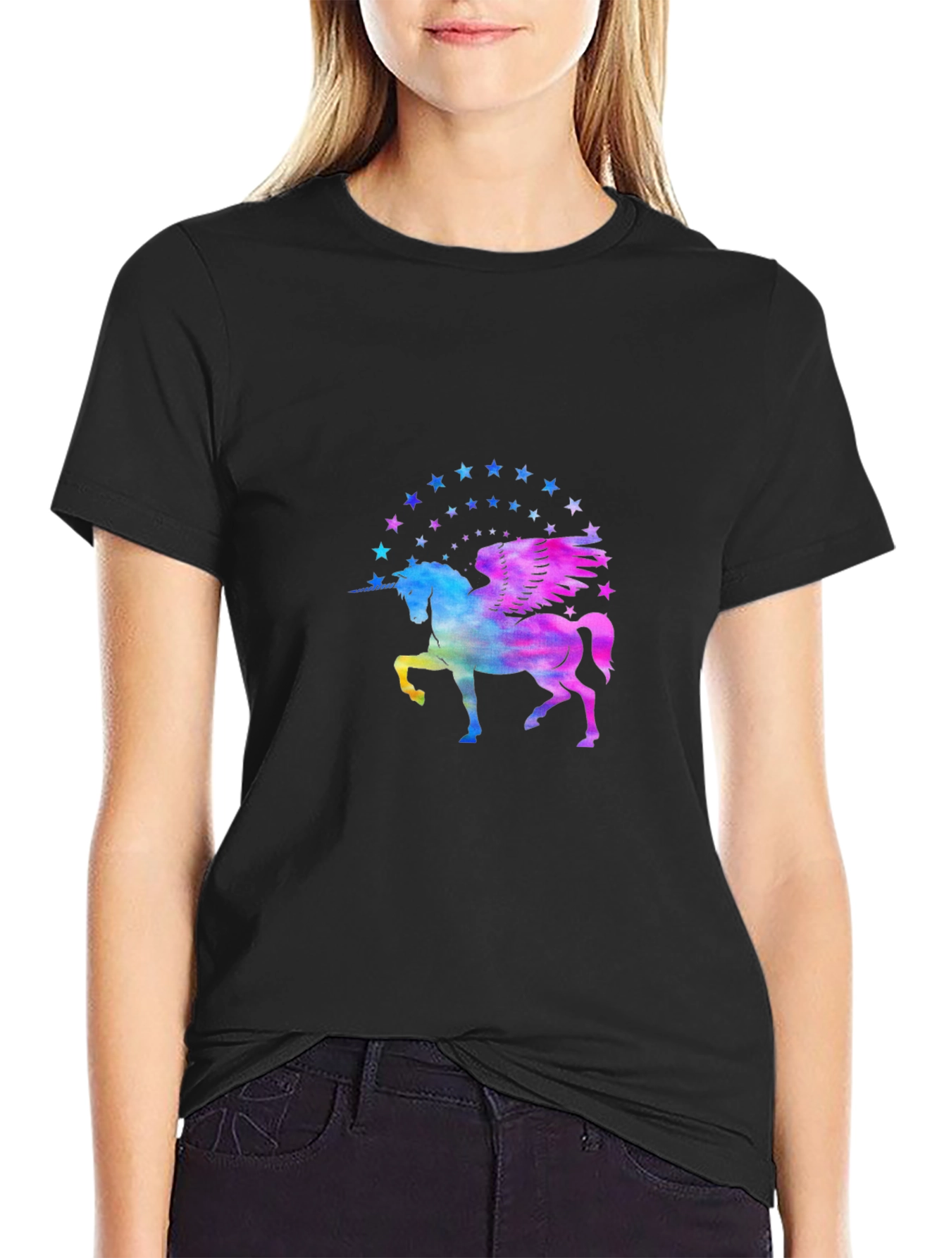 Unicorn Stars Graphic T-Shirt