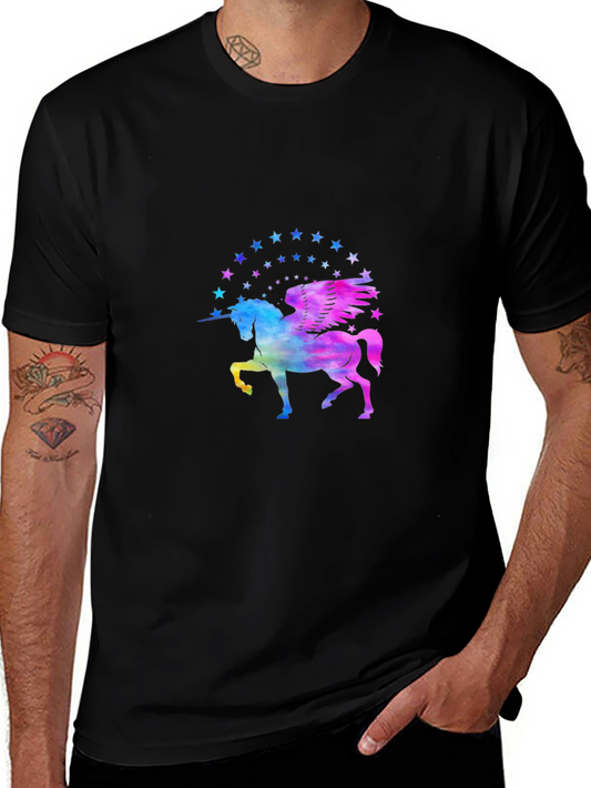 Unicorn Stars Graphic T-Shirt