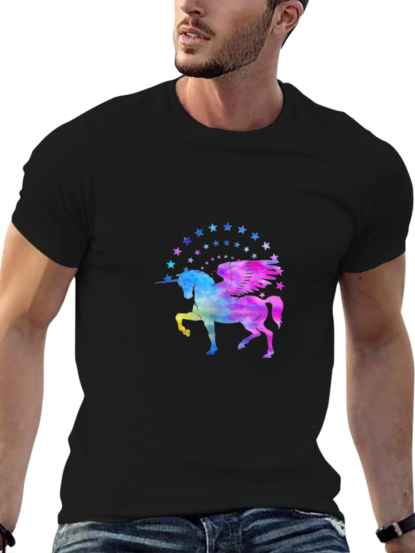 Unicorn Stars Graphic T-Shirt