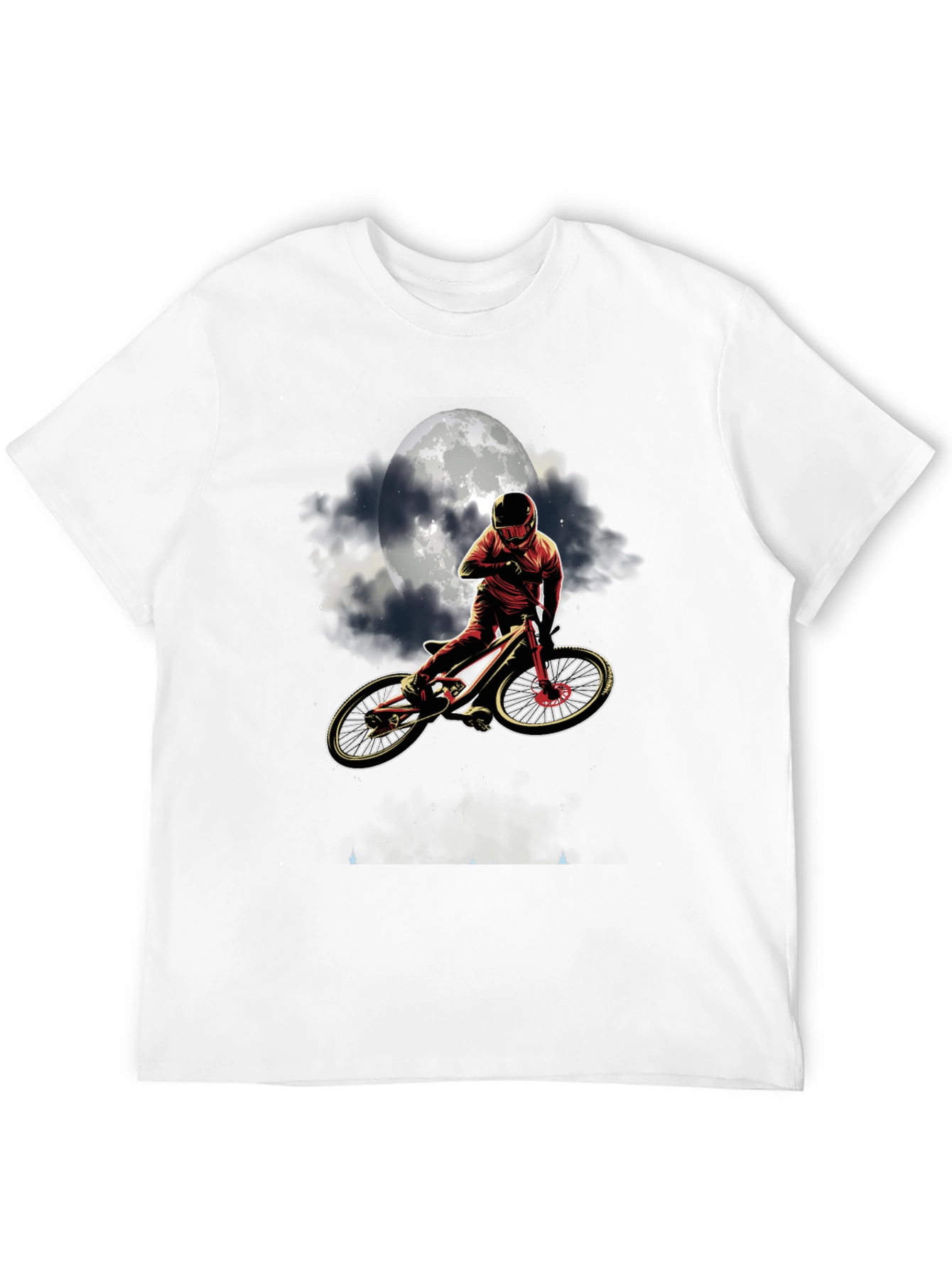 Mountain Bike Moon T-Shirt - Ride Under the Stars