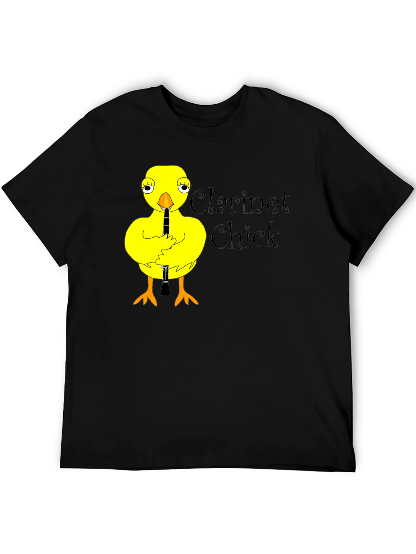 Clarinet Chick T-Shirt Funny Music Tee