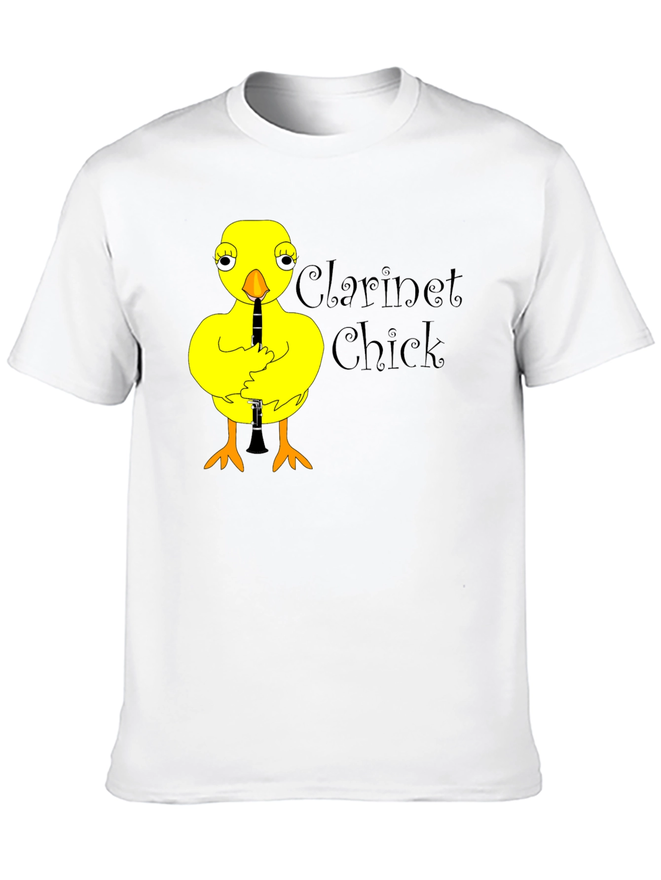 Clarinet Chick T-Shirt Funny Music Tee